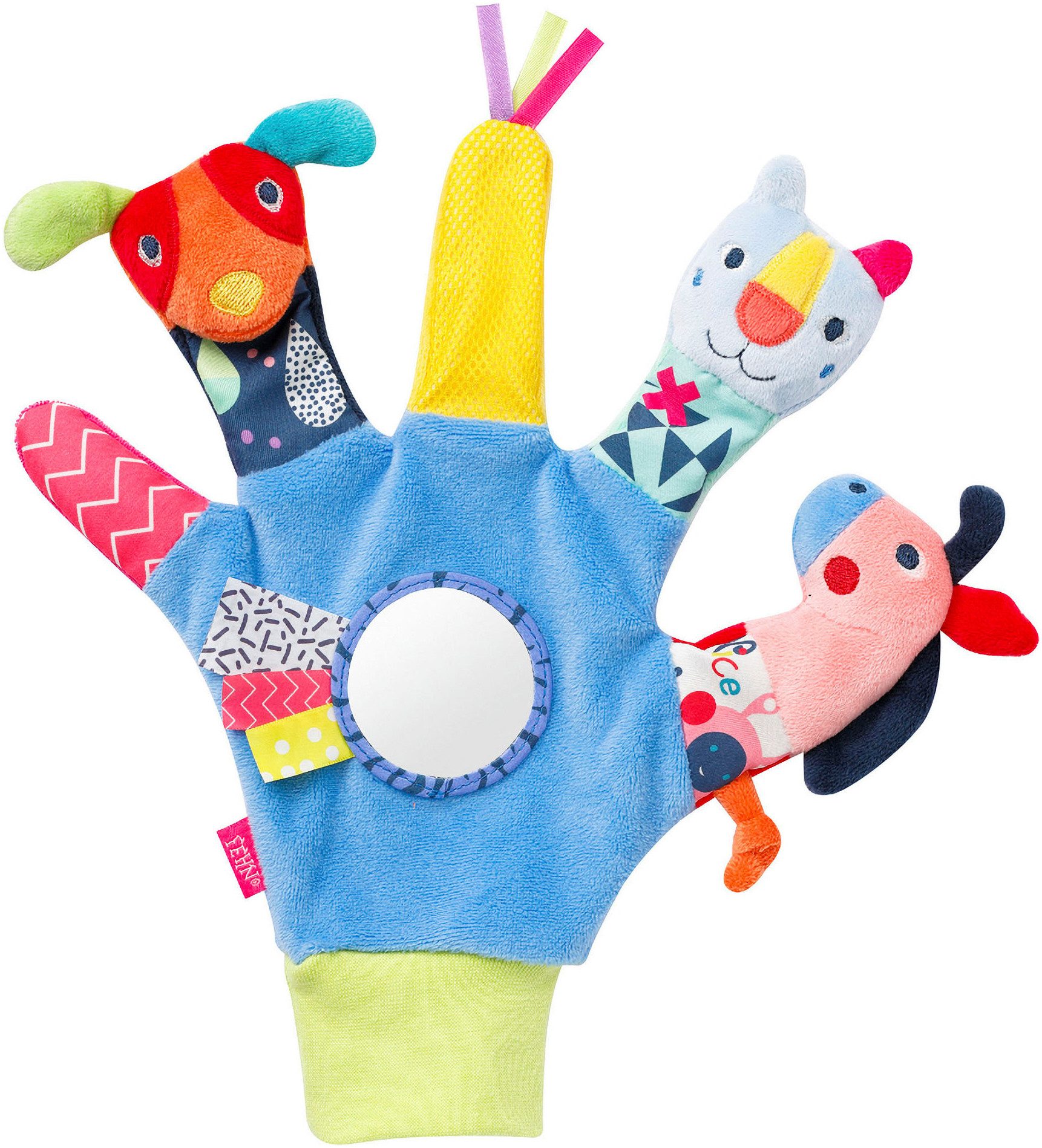 Fehn Fingerpuppe COLOR Friends, Spielhandschuh