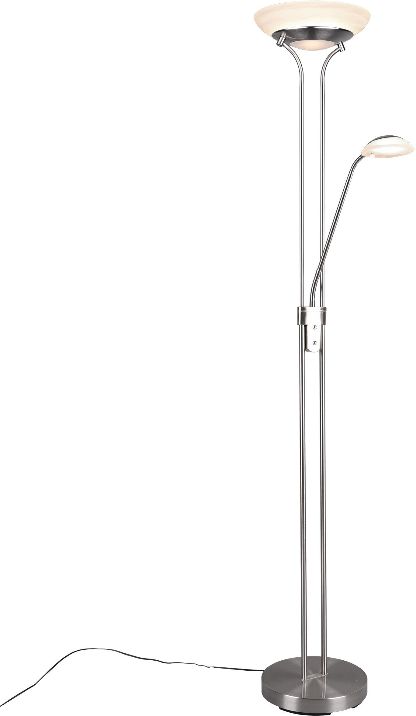 Reality Leuchten LED Stehlampe Orson, Dimmer, Lesearm, LED fest integriert, günstig online kaufen