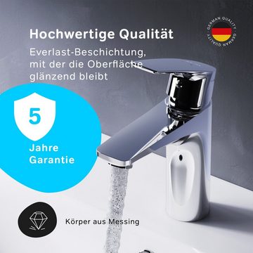 AM.PM Waschtischarmatur Waschbeckenarmatur Gem Einhebel-Badezimmerarmatur (in 2 Auslaufhöhen, Mischbatterie) Waschtisch Mischbatterie Badezimmer Badarmatur