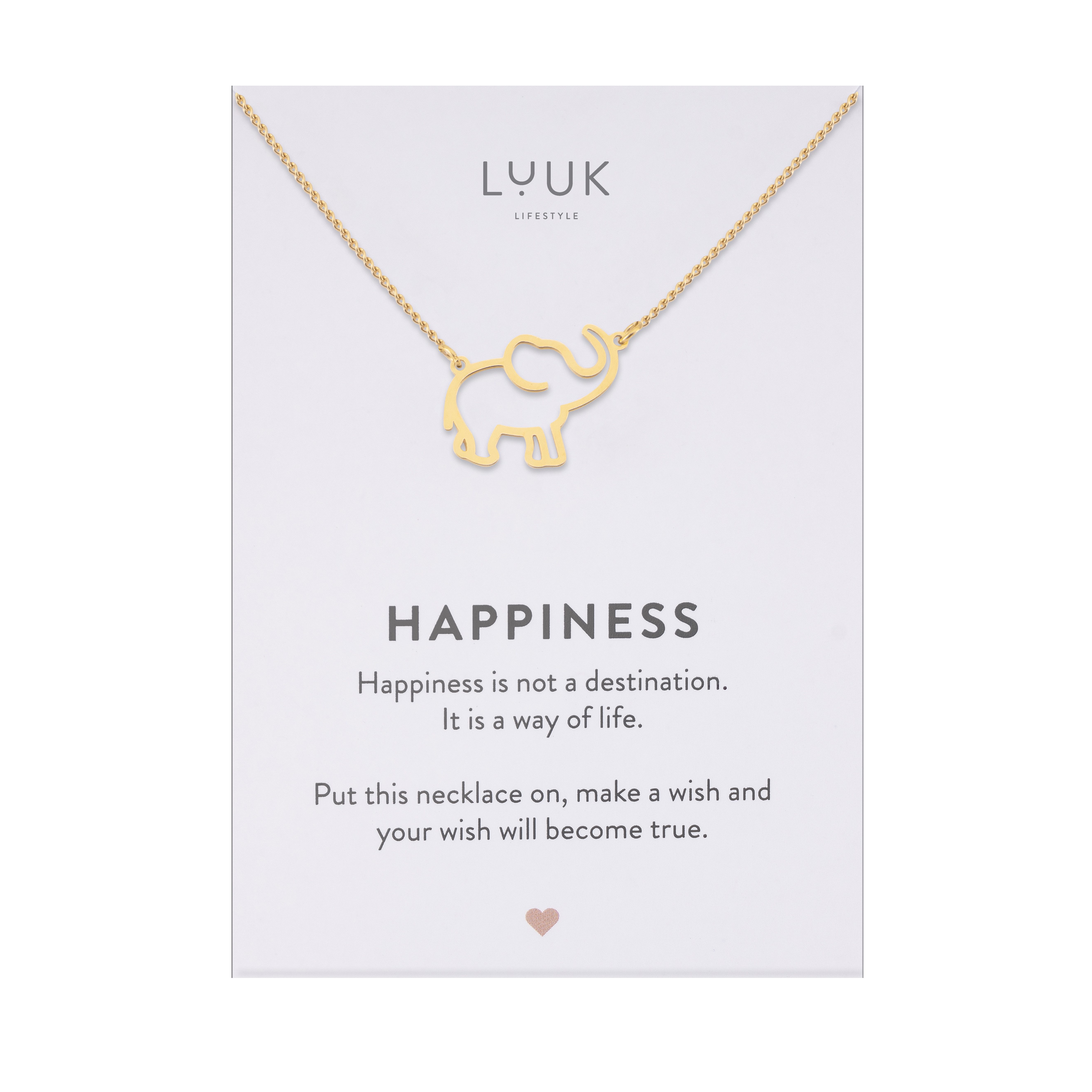 LUUK LIFESTYLE Kette mit Anhänger Elefant, günstig online kaufen