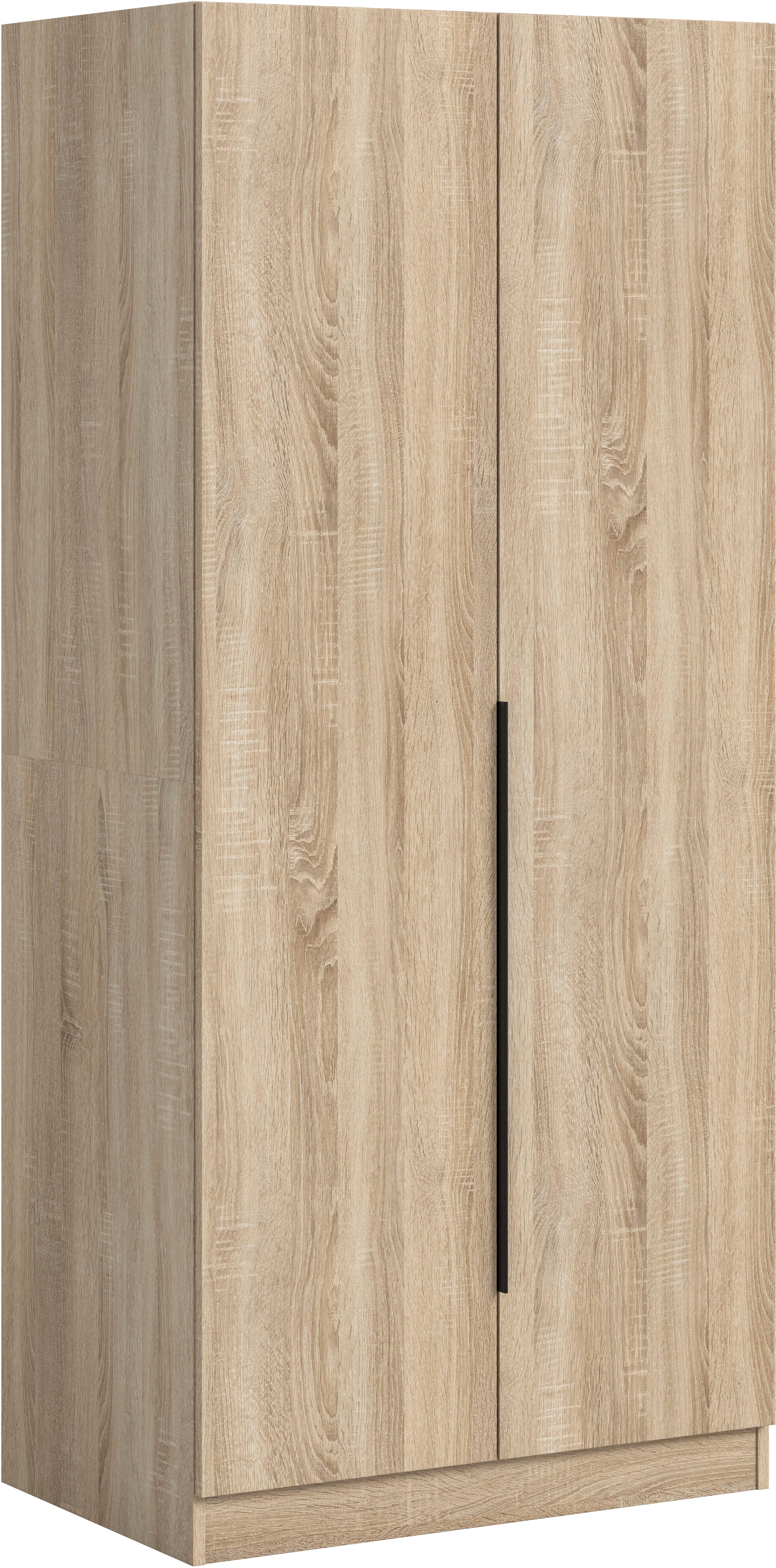 OTTO home Kleiderschrank Skarde Schlafzimmerschrank, Garderobe, Schrank (Otto Bestseller Garderobe Schlafzimmerschrank) Breite: 80 cm, Sonoma Eiche NB, Kleiders – Bild 2 von 5
