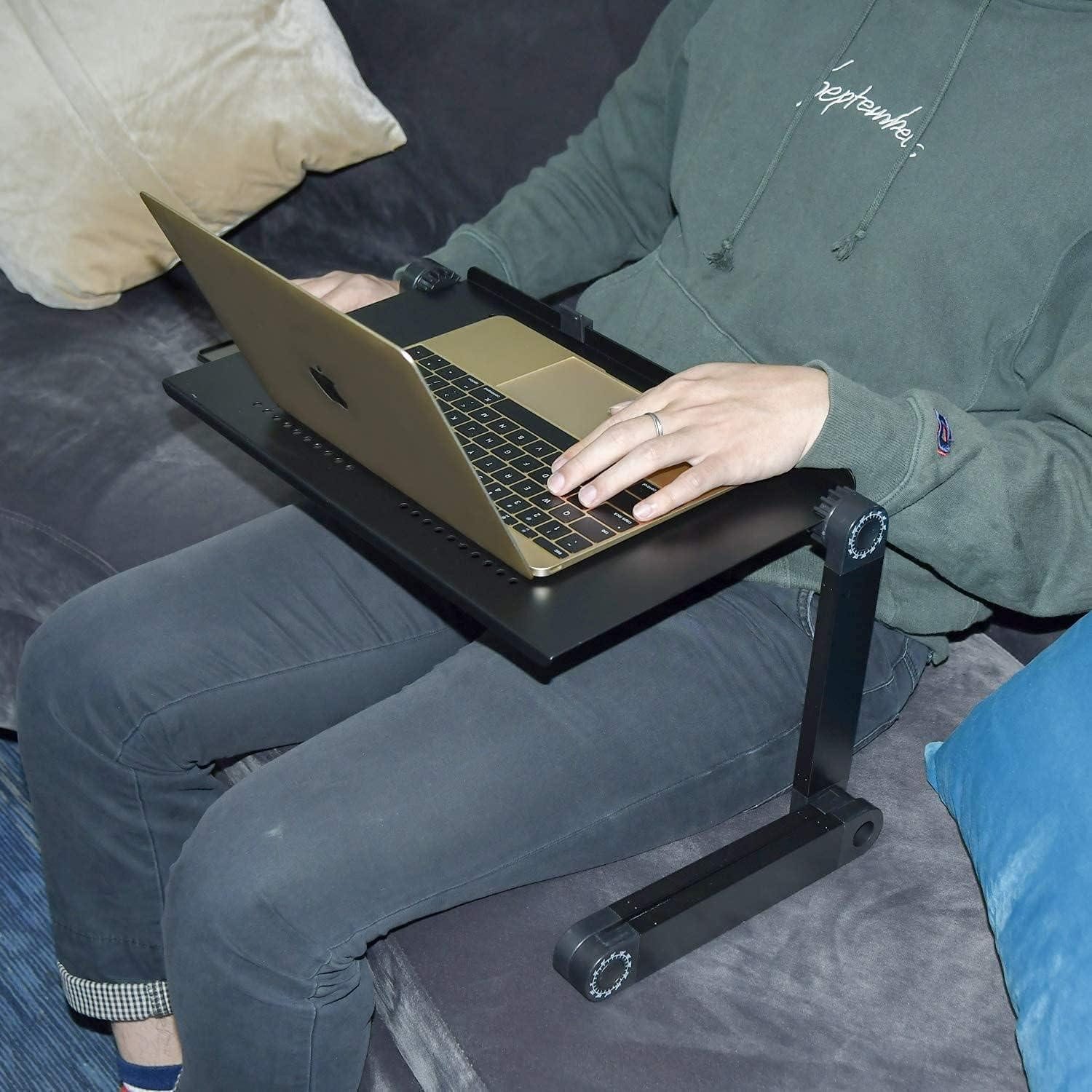 LuxusKollektion Laptoptisch Höhenverstellbarer Laptopständer mit Mausablage günstig online kaufen