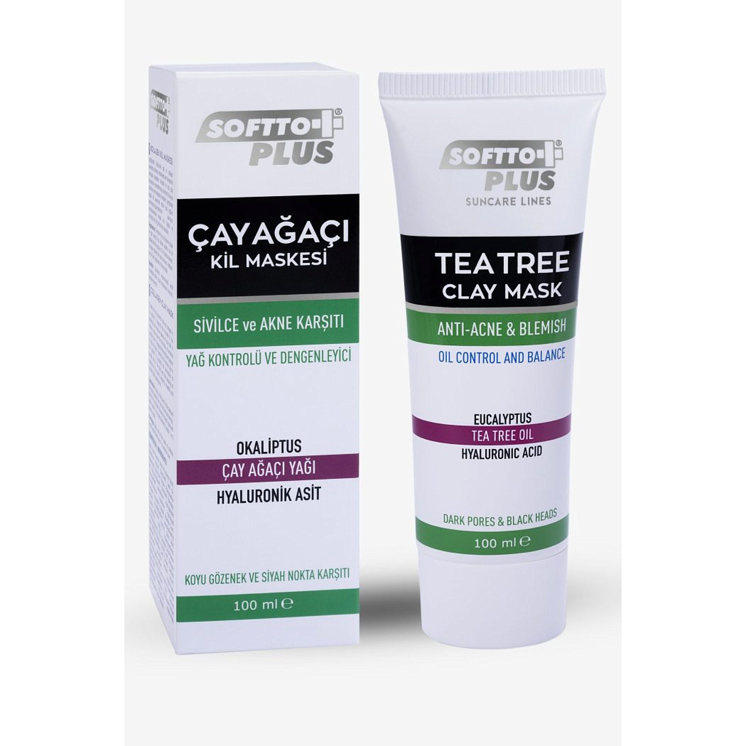 Gesichtsmaske Tea Tree Clay Mask Anti-Akne - Gesichtsmaske gegen Akne & Unreinheiten