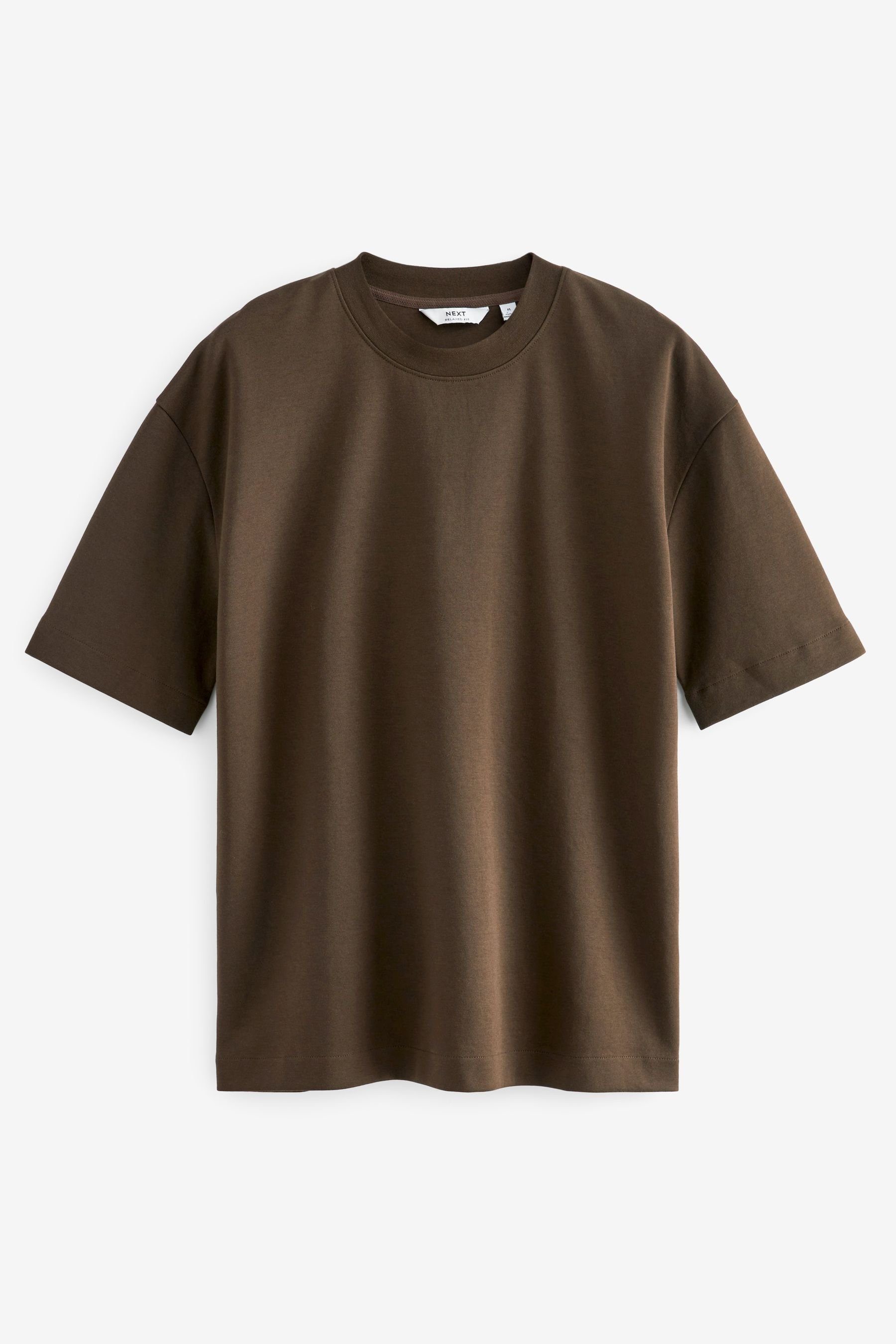 Next T-Shirt EDIT lässiges T-Shirt (1-tlg) Brown