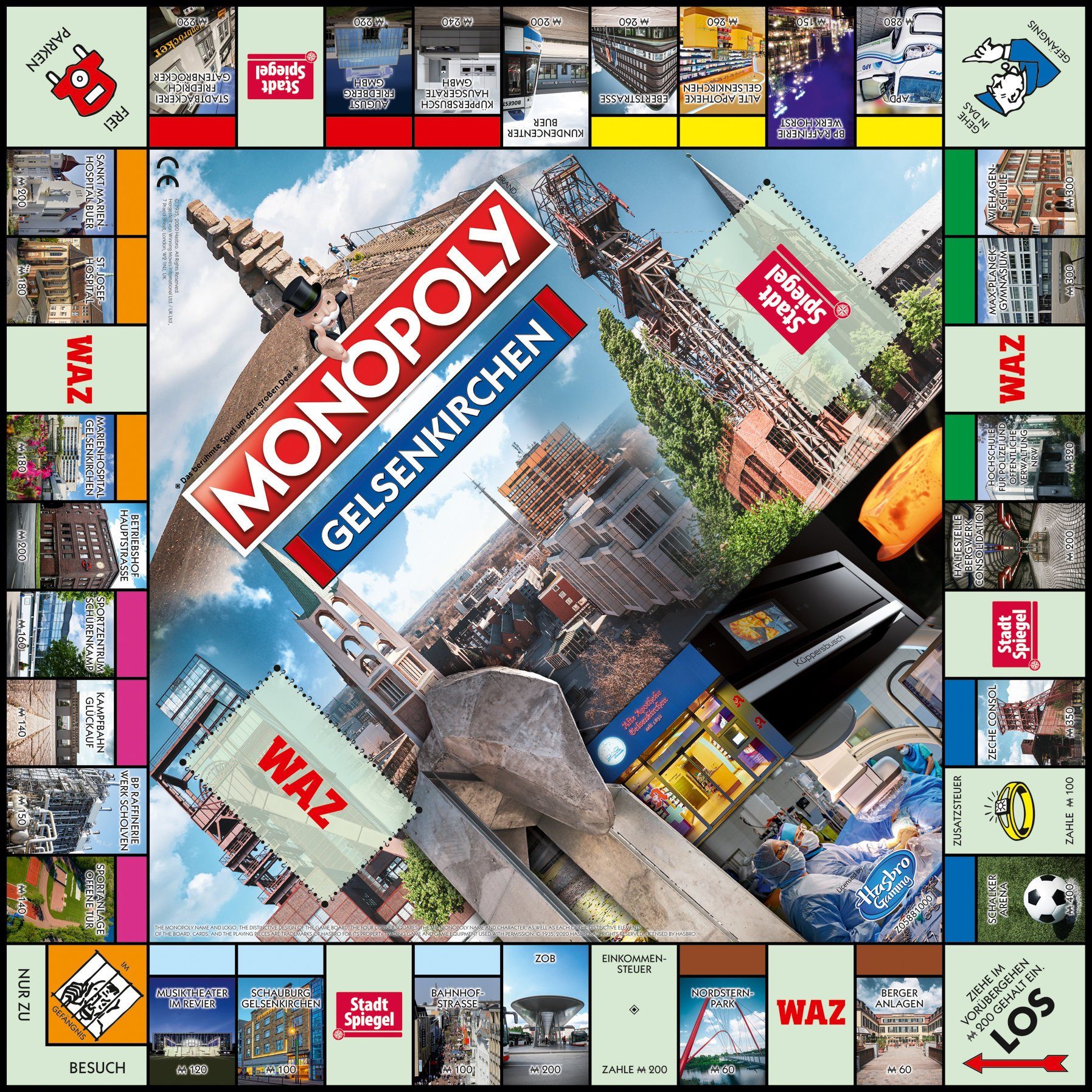 Winning Moves Spiel Monopoly Gelsenkirchen, Brettspiel