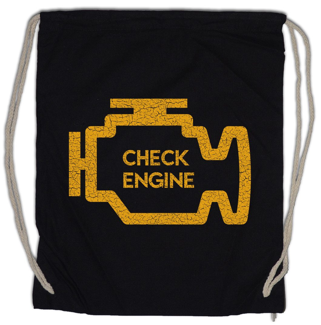 Turnbeutel Check Engine Turnbeutel Race Racing car Driver Racer Biker Fahrer
