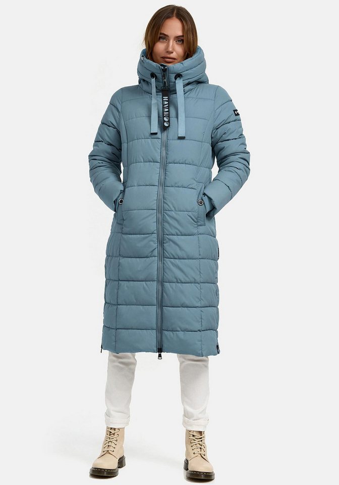 Navahoo Winterjacke Mondmaedchen Extra langer Schnitt mit seitlichen Schlitzen