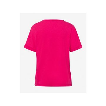 Brax Rundhalsshirt pink regular (1-tlg)