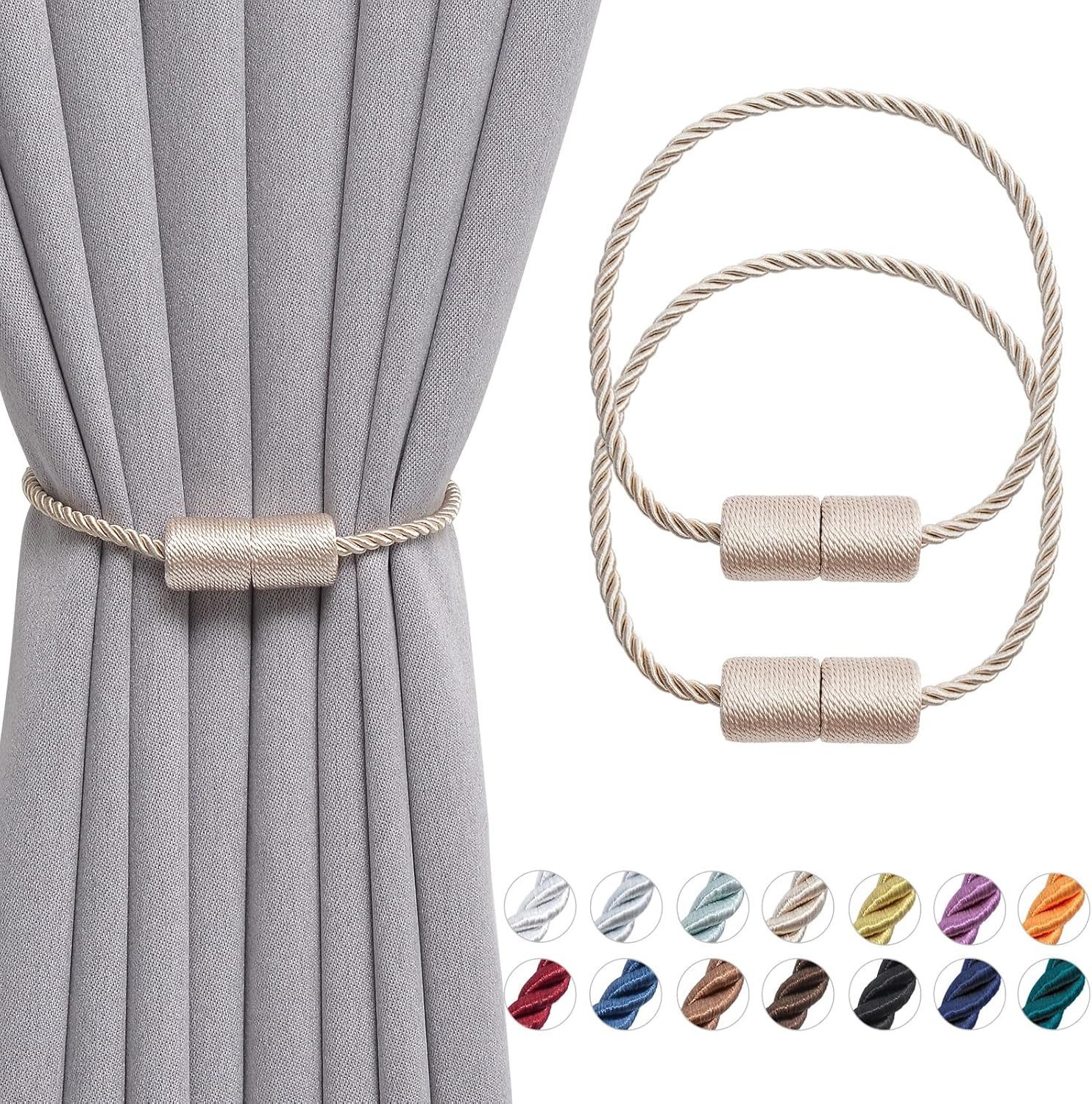 BYSURE Raffhalter, Magnetische Vorhangbänder im 2er-Pack günstig online kaufen