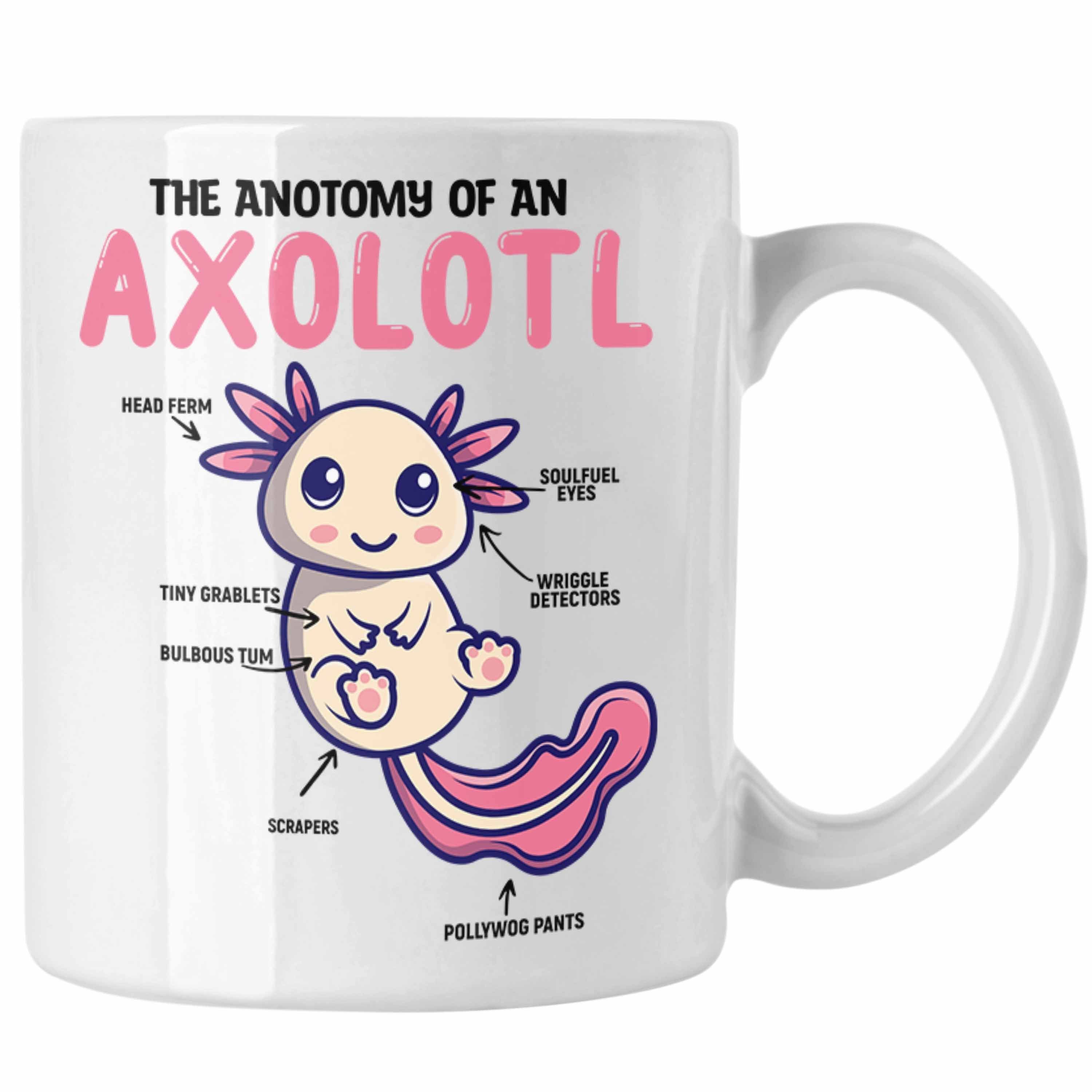 Tasse Trendation - Axolotl Tasse Geschenk für Schwanzlurch-Liebhaber