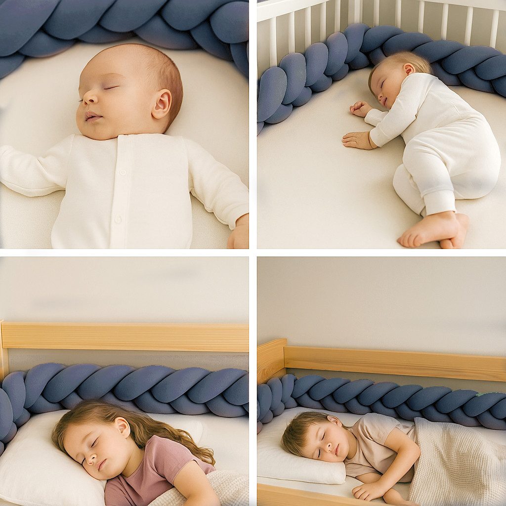 Nordic Coast Company Nestchenschlange XXL Bettschlange geflochten, Baby-Bet günstig online kaufen