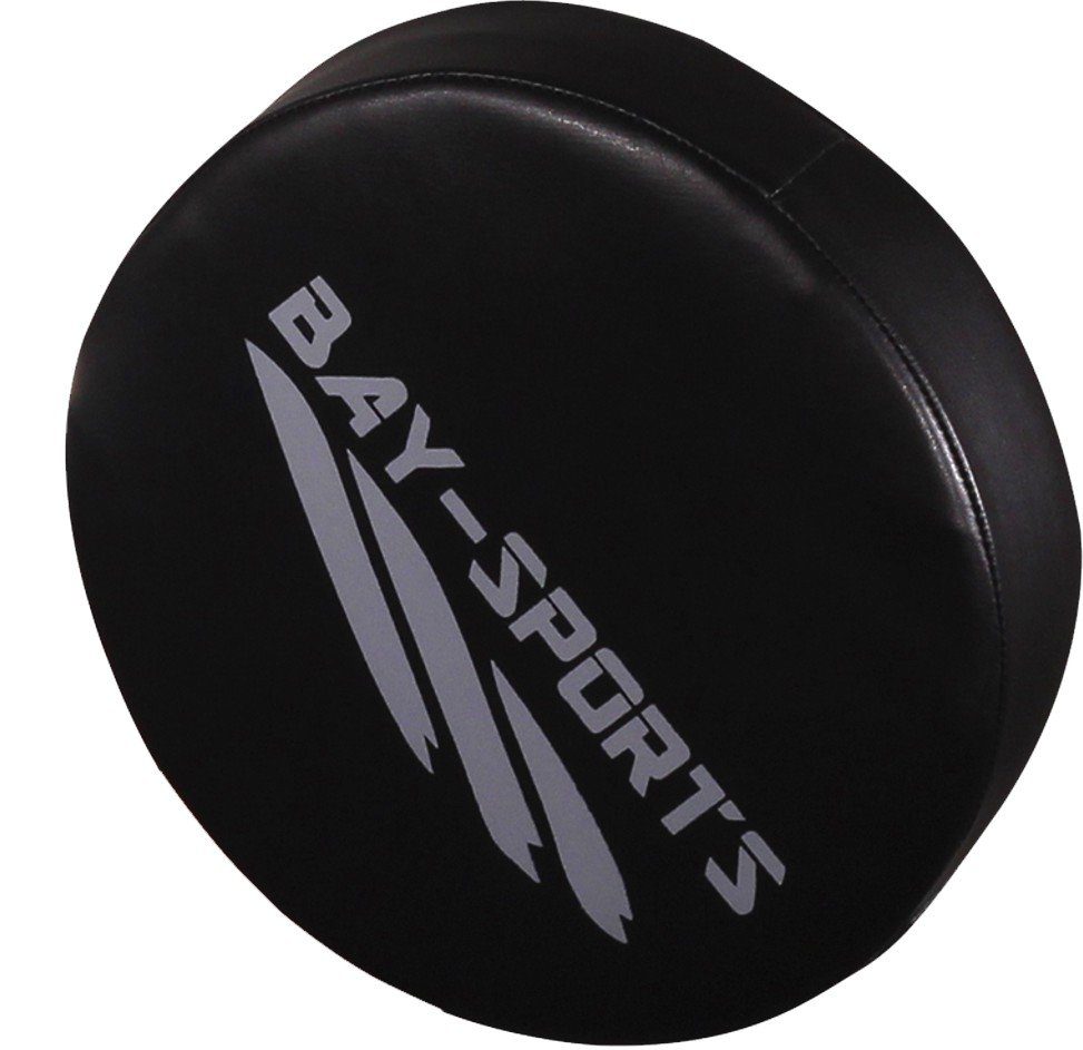 BAY-Sports Boxsack Tellerpratzen Multi Funk Rund Handpratzen Schlagplolster Schlagkissen (Kinder und Erwachsene, 1 Paar), Krav Maga Karate Taekwondo Kickboxen Kampfsport