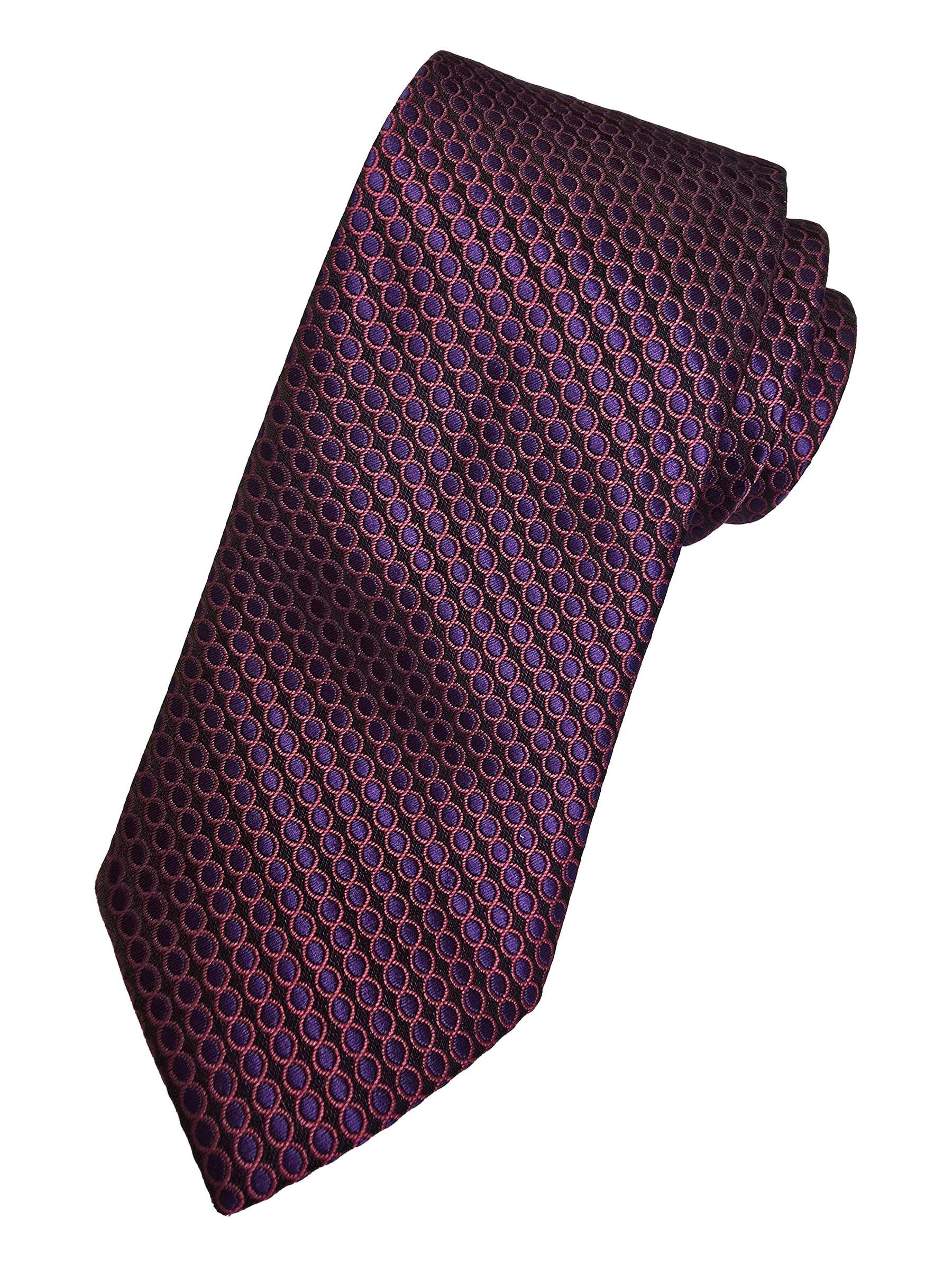 Moschen-Bayern Krawatte Seidenkrawatte Krawatte Herrenkrawatte 100% Seide 3-tlg. Geschenkbox Krawatten-Set - Krawatte + Einstecktuch + Manschettenknöpfe