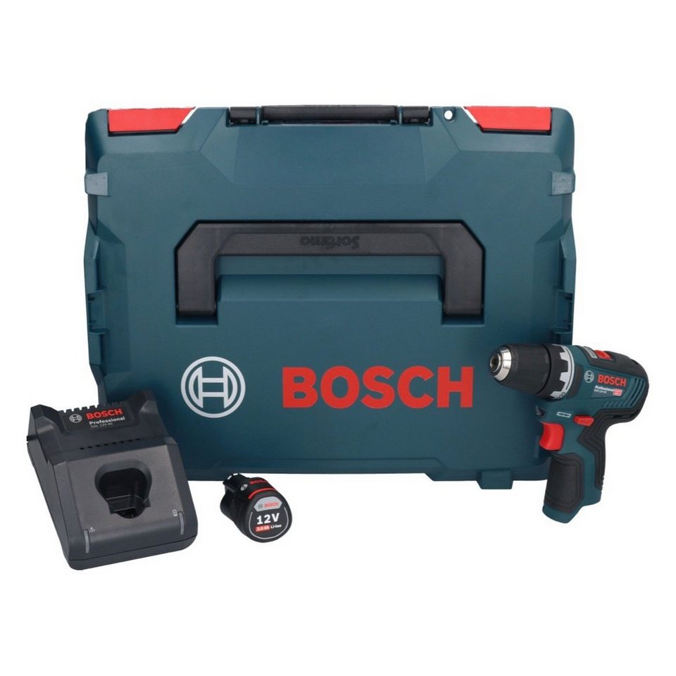 Thumbnail - Bosch Professional Akku-Schrauber GSR 12V-35 Professional Akku Bohrschrauber 12 V 35 Nm Brushless + 1x