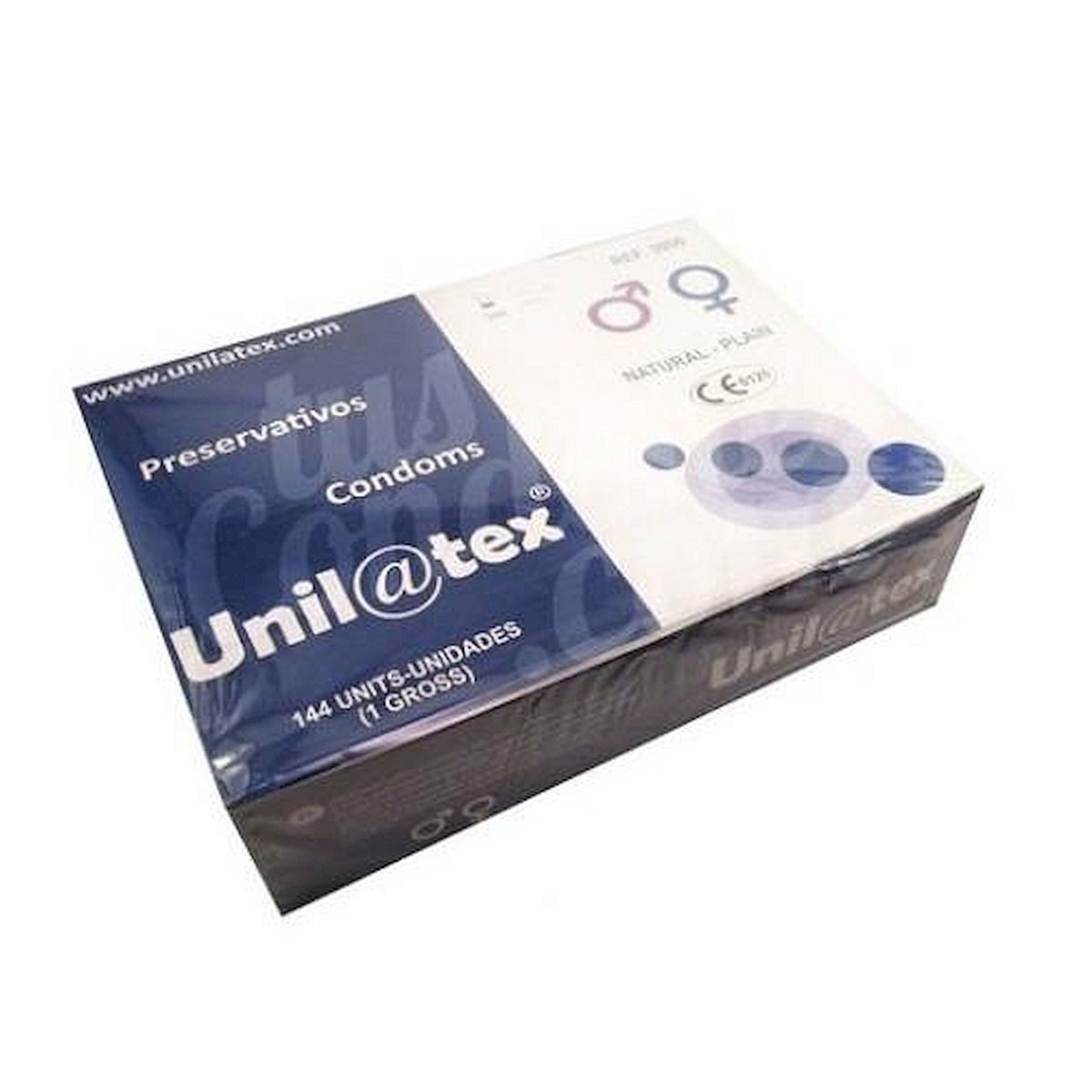 Kondome UNILATEX PRESERVATIVOS NATURALES 144 UDS