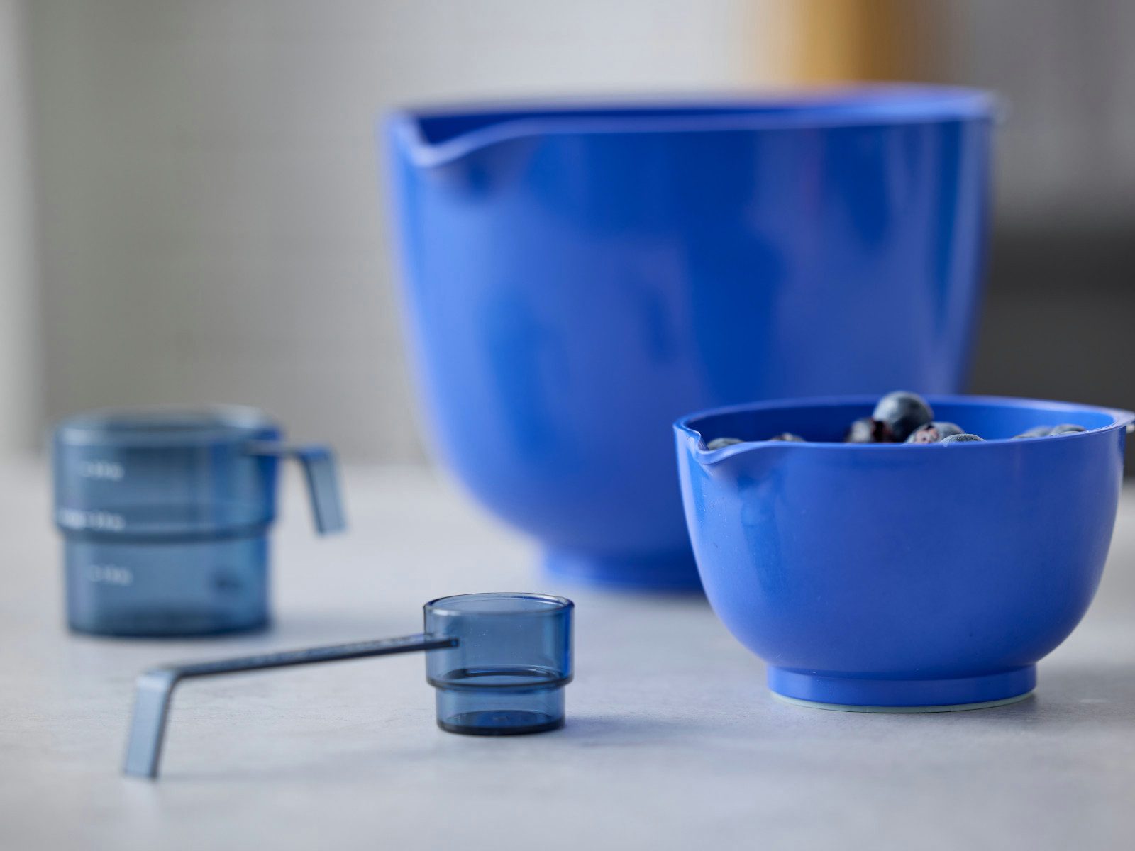 ROSTI Schüssel Margrethe Schüssel electric blue 3l, Kunststoff, (Schüsseln & Schalen)