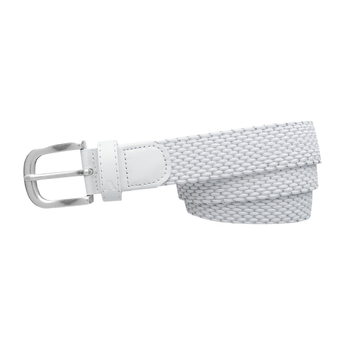 Alberto Flechtgürtel 01018778 Alberto Damen Golfgürtel Flechtgürtel Silver geflochten mit Schließe