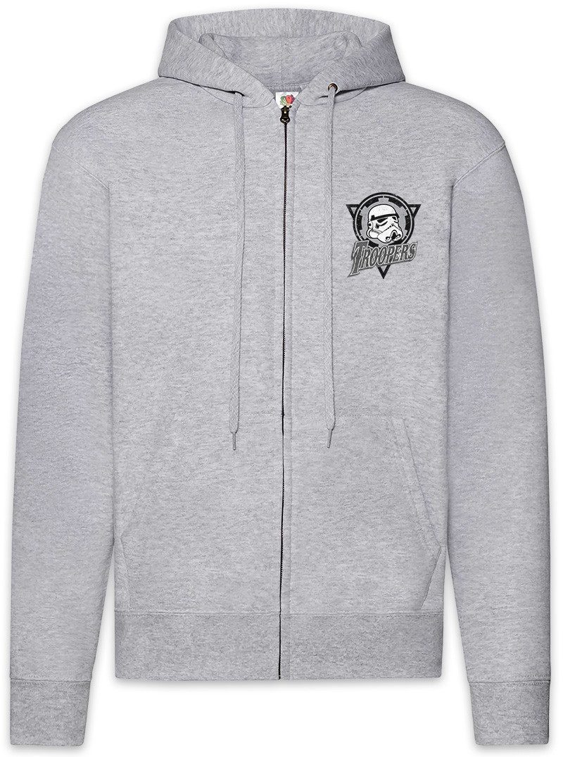Urban Backwoods Sweatjacke Troopers Logo Zipper Hoodie Star Force Imperial Dark Wars Storm Side (1-tlg) Sci-Fi Saga Jäger Imperium