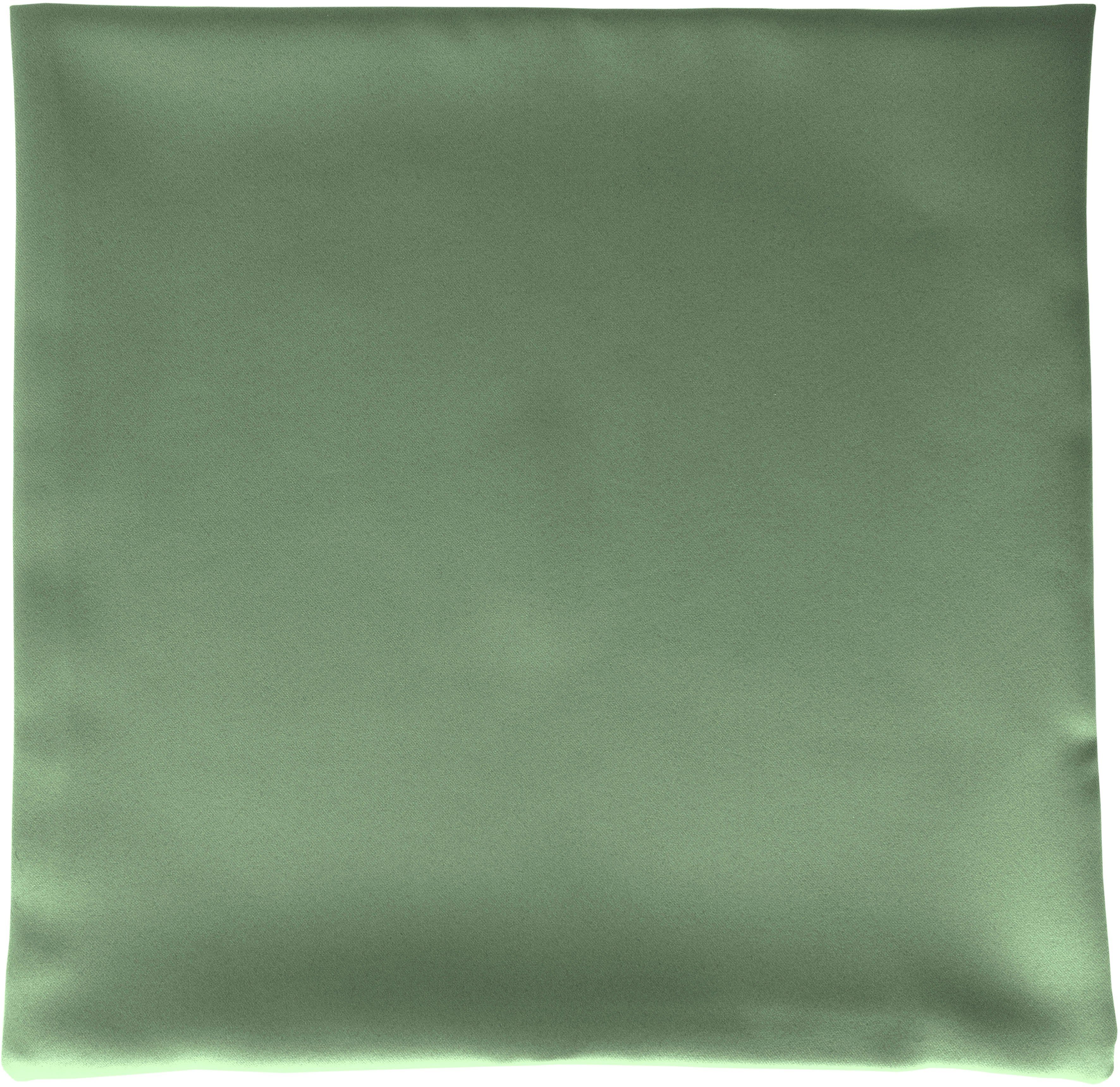Dekokissen unifarben olivgrün VHG Reißverschluss, Kissenhülle Stück, ohne 2 Leon, Füllung,