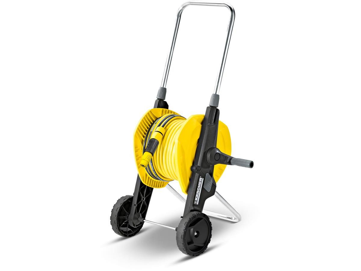 KÄRCHER Schlauchwagen HT 3.420 Kit 1/2", höhenverstellbarer Schubgabe, 20m 1/2" PrimoFlex Schlauch, Spritze