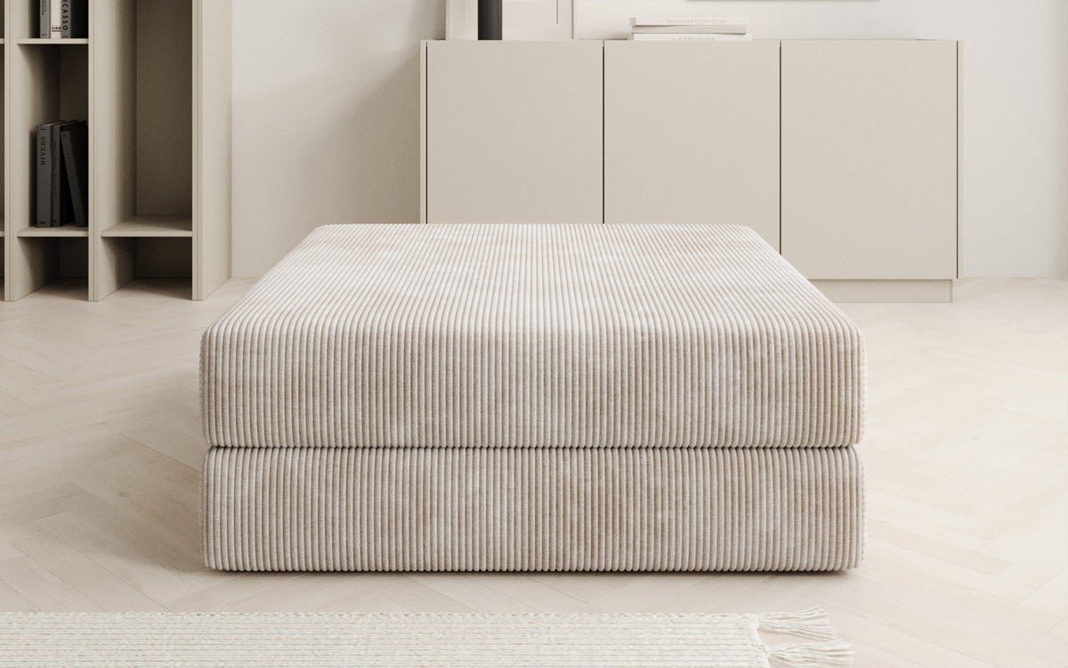 Luxusbetten24 Polsterhocker Beistellhocker Lazy, in Cord günstig online kaufen