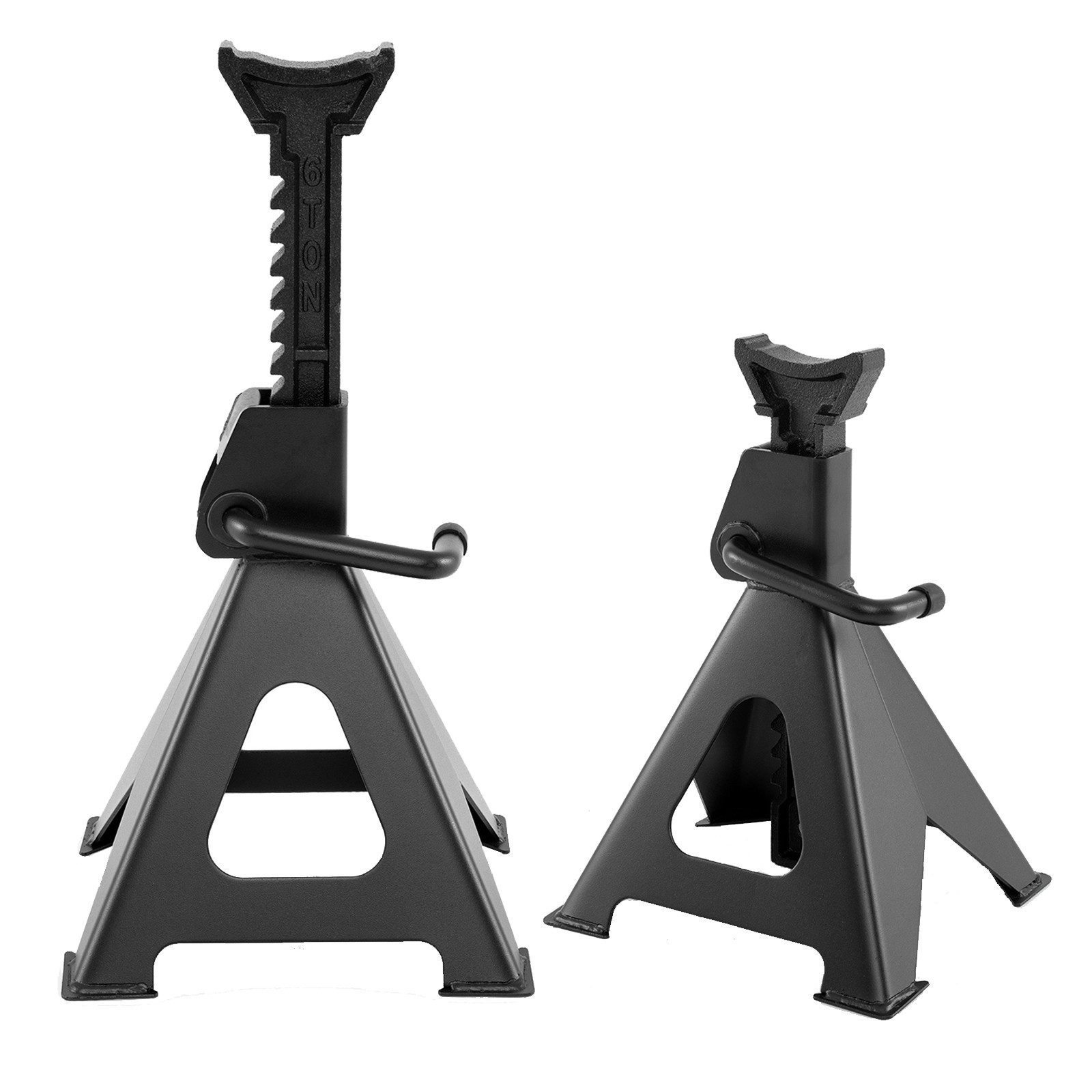 COSTWAY Wagenheber, max. Hubhöhe: 58,5 cm, 2er Set, bis 6 Tonnen Tragkraft