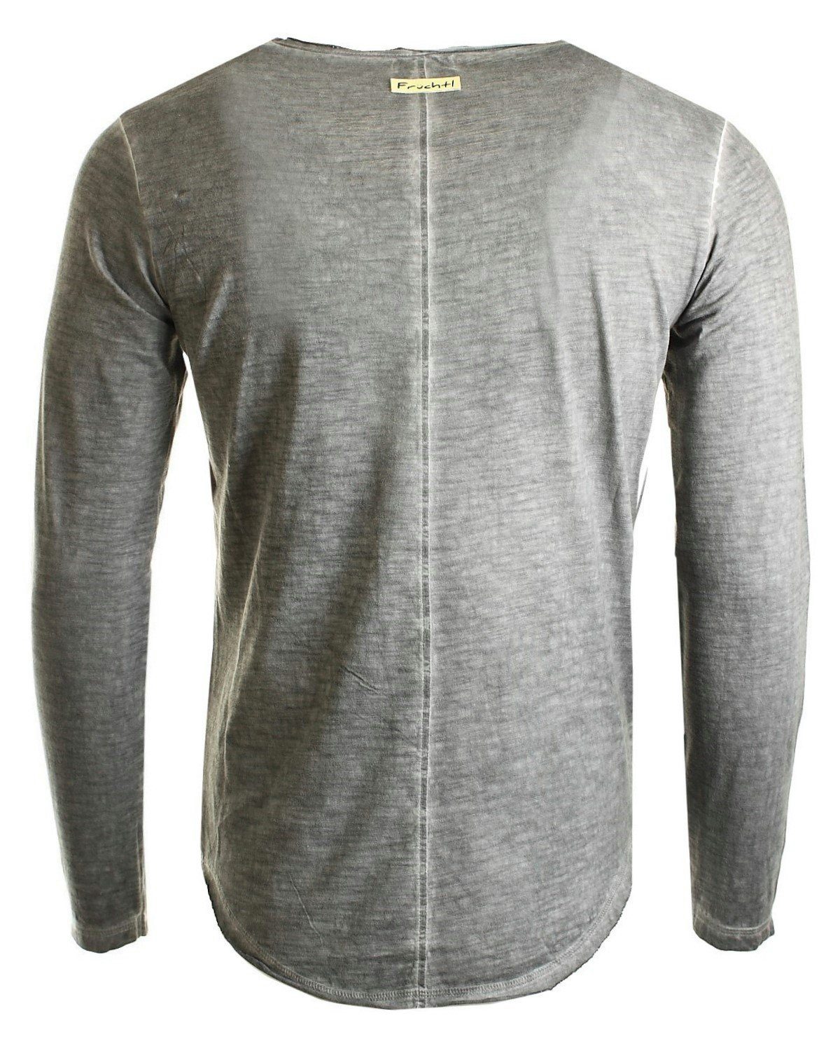 Früchtl Longsleeve mit Vintage Waschung Langarmshirt günstig online kaufen