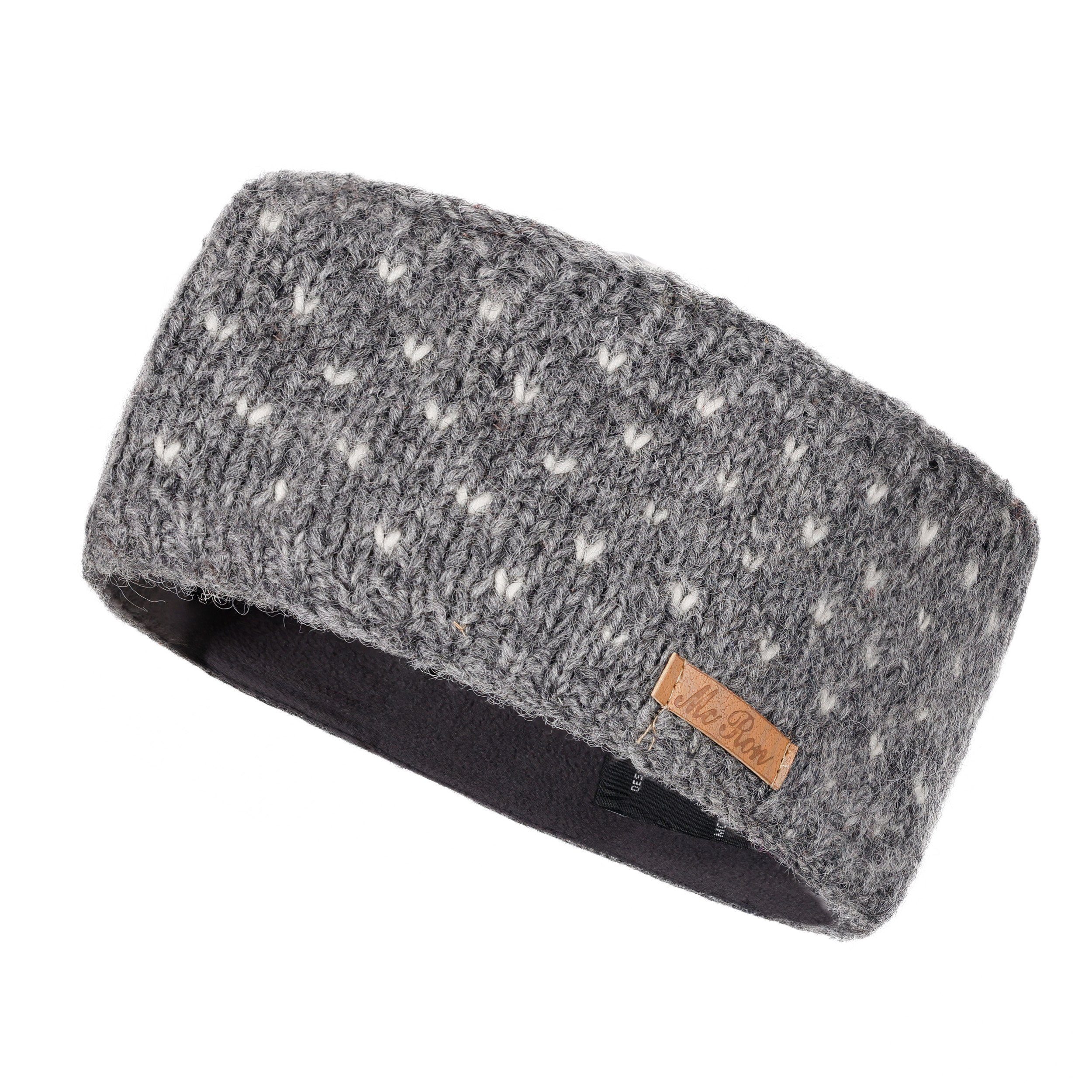 McRon Stirnband Modell Nadja gefüttert mit Fleece, hoher Schurwollanteil günstig online kaufen
