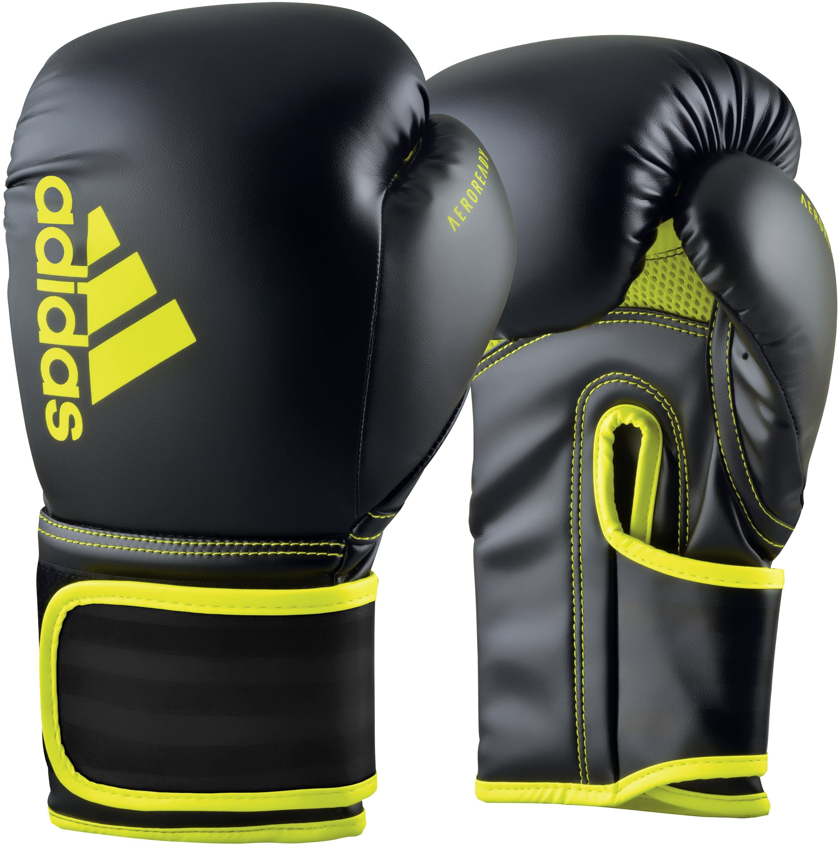 adidas Performance Boxhandschuhe Hybrid 80 gelb/schwarz | Boxhandschuhe