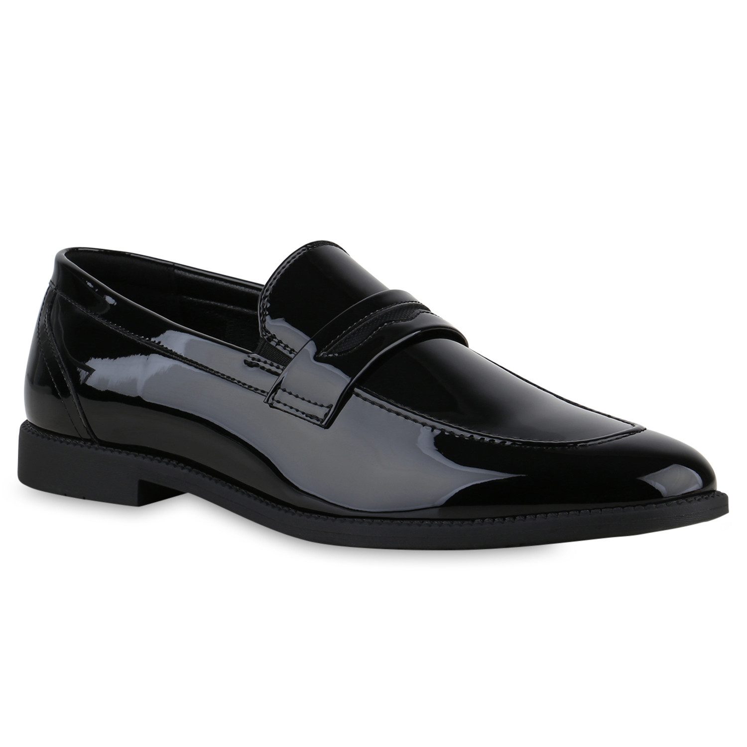 VAN HILL 841302 TH 3HH0161901 2100HF Herren Business Slipper Herren Klassische Slippers Business Elegante Leder-Optik