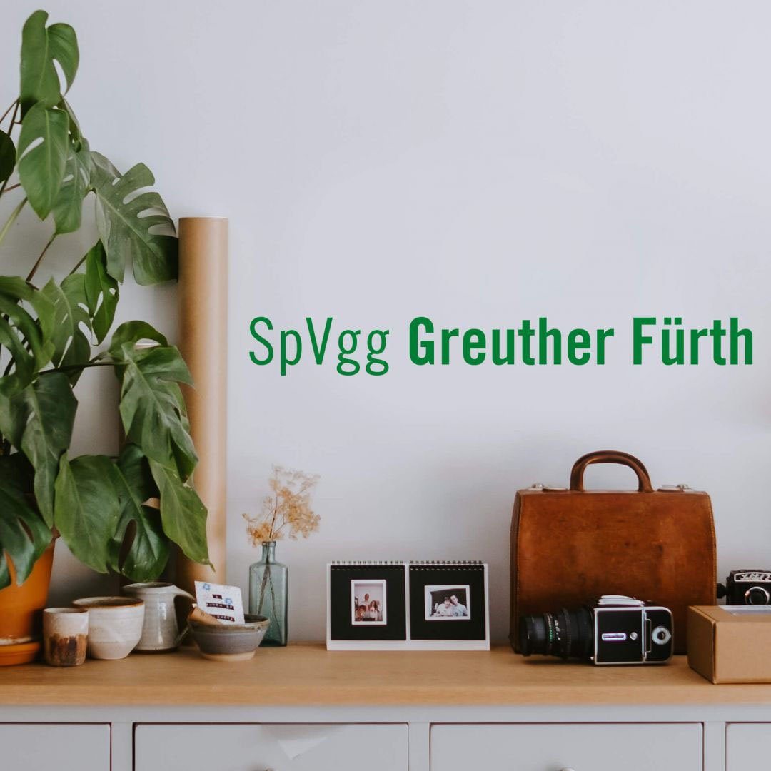 SpVgg Wall-Art Fürth Wandtattoo Schriftzug Greuther (1 St)