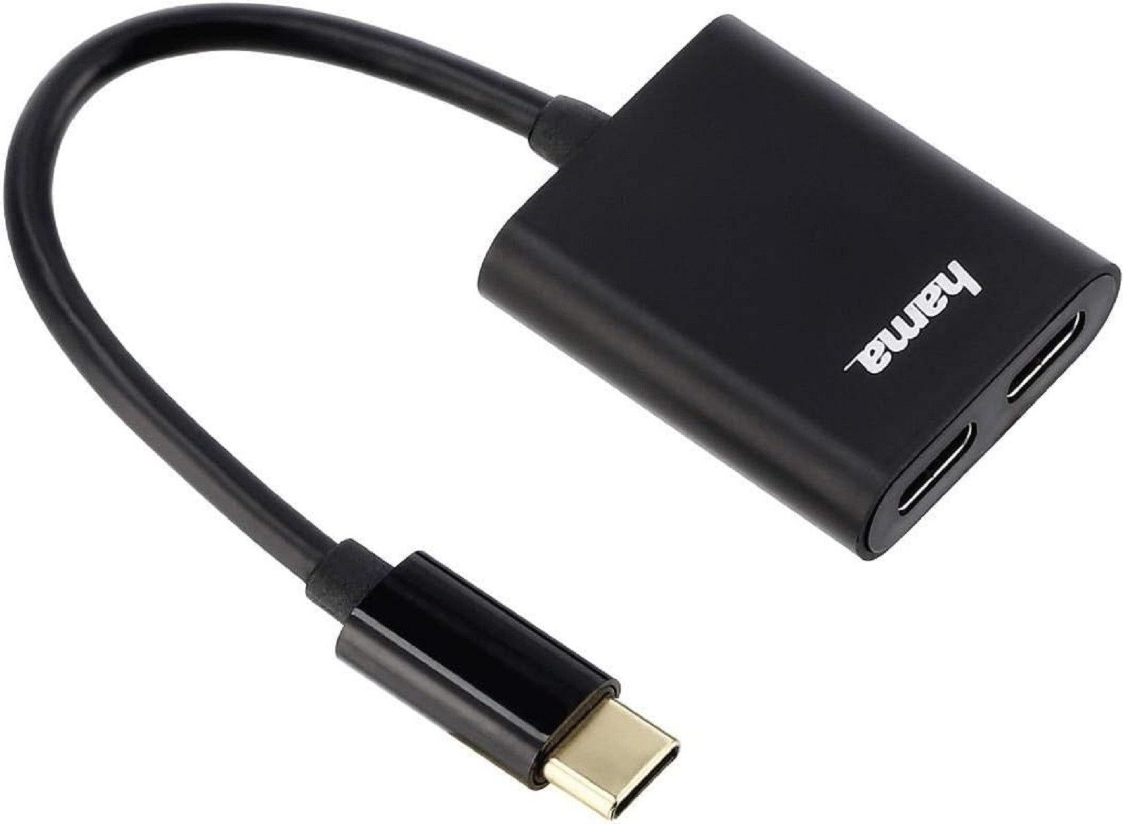 Adapter USB-C auf 2x USB-C – Gleichzeitiges Laden & Audio nutzen Adapter