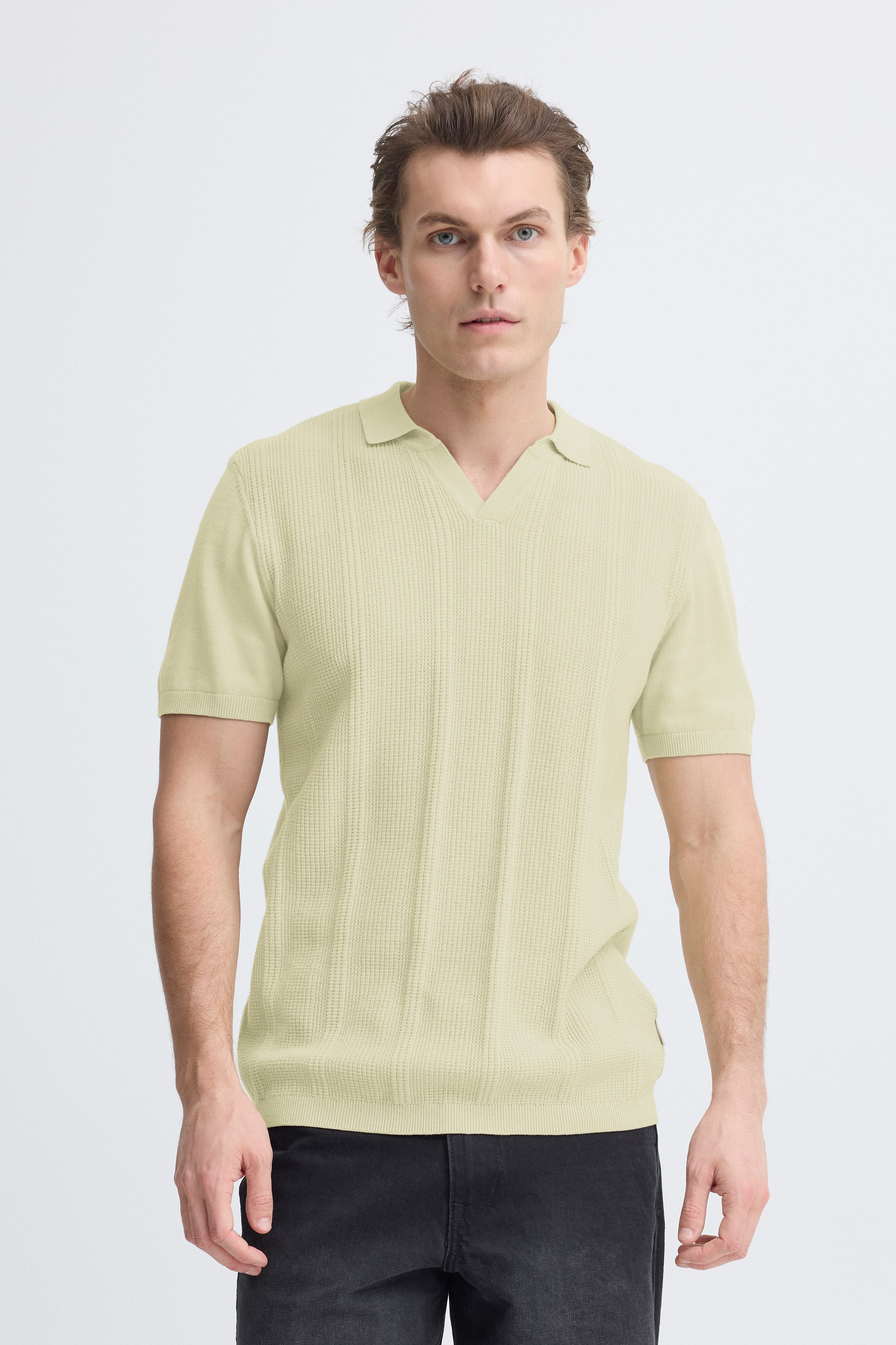 Blend Polokragenpullover BHBARON SPLIT POLO PPNOOS