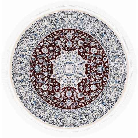 Teppich Nain Diane, carpetfine, rund, Höhe: 8 mm, Kurzflorteppich, Orient Look