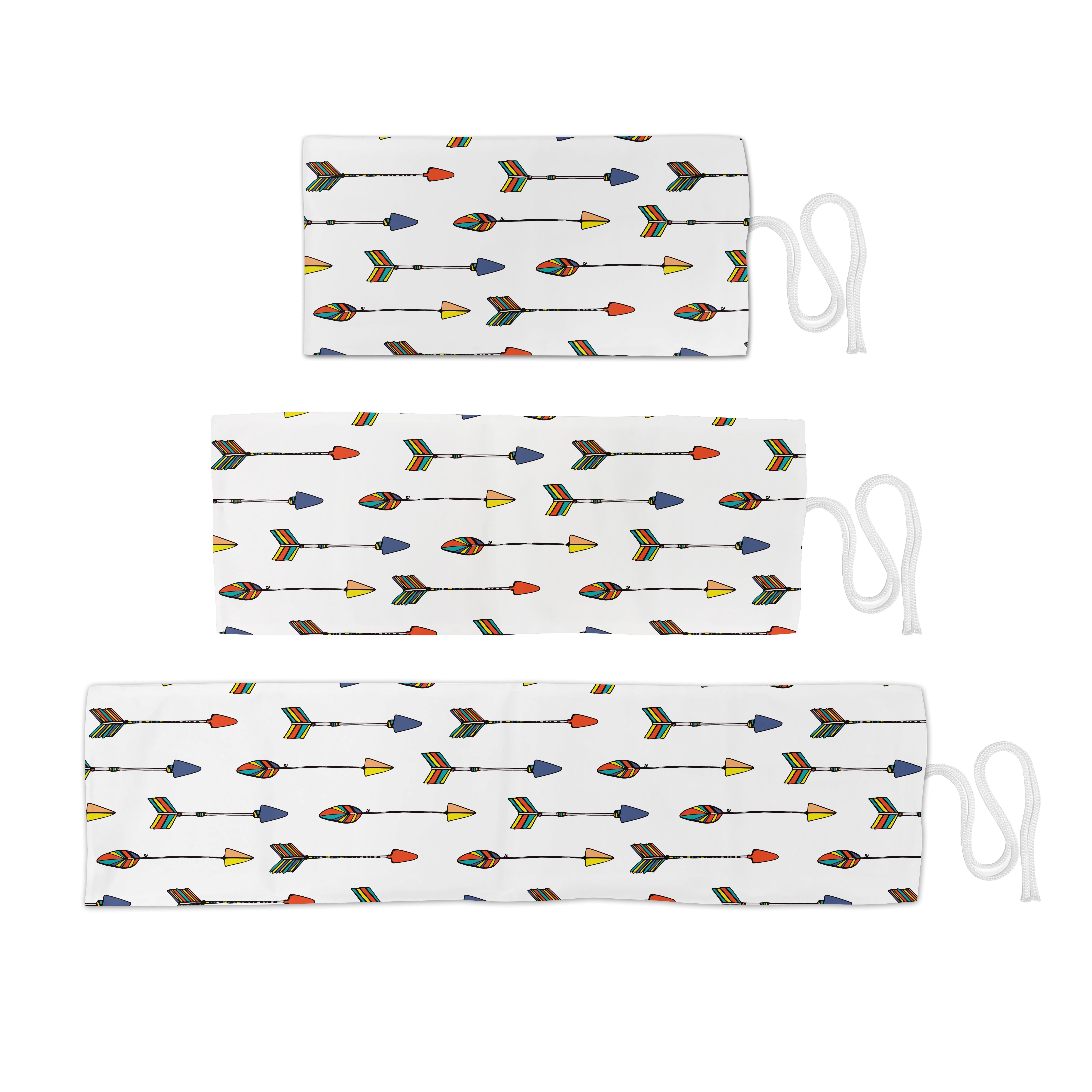 Abakuhaus Federmäppchen langlebig und tragbar Segeltuch Stiftablage Organizer, Pfeil Einheimische Folk