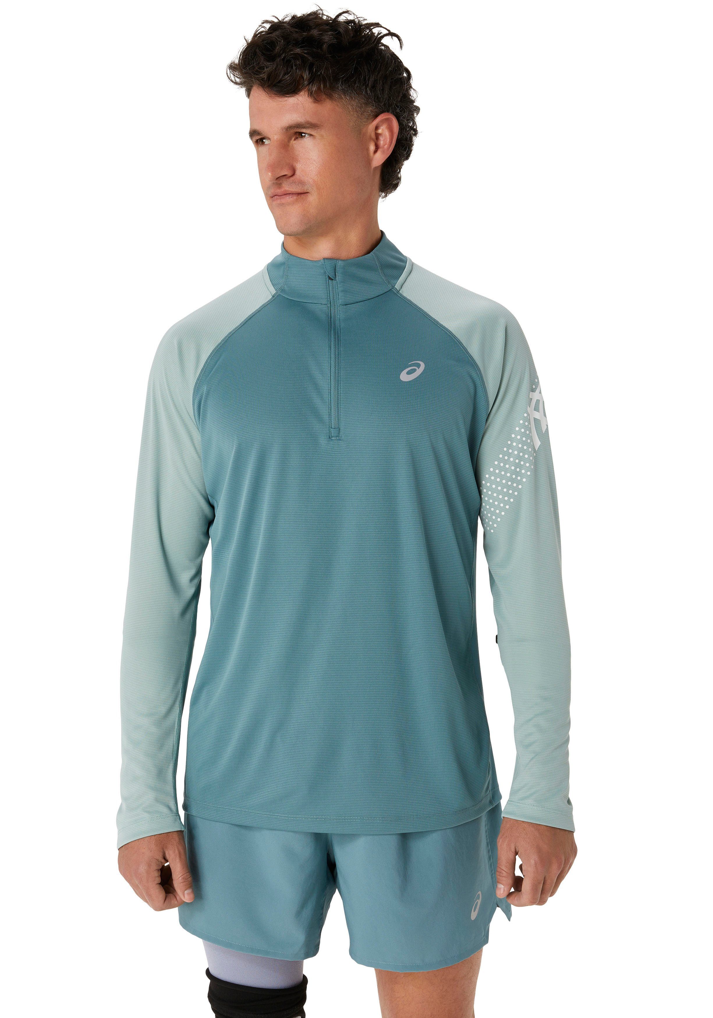 Laufshirt LS Asics 1/2 ZIP ICON