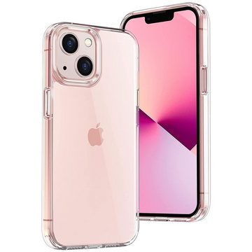CoolGadget Handyhülle Transparent Ultra Slim Case für Apple iPhone 13 6,1 Zoll, Silikon Hülle Dünne Schutzhülle für iPhone 13 Hülle