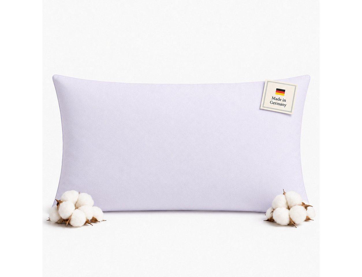 NEXGEN Luxus Baumwollkissen Kopfkissen Hotelkissen Schlafkissen Hotelqualität, Made in Germany, Füllung: Premium Füllwatte, Bezug: Baumwolle, Seitenschläfer, Bauchschläfer, Rückenschläfer, Spar-Set, Hergestellt in Deutschland, Deluxe Komfort
