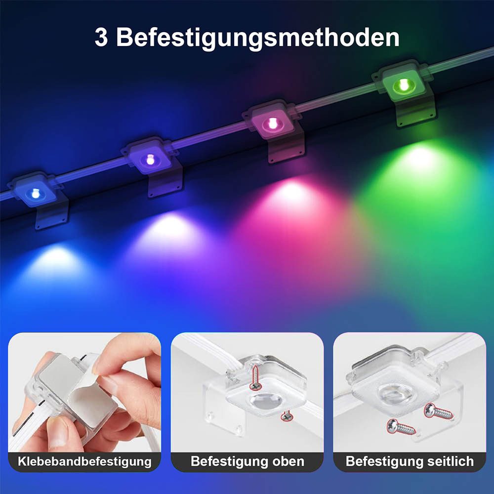 Rosnek LED Stripe RGB Lichtstreifen Außen günstig online kaufen