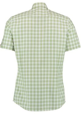 OS-Trachten Trachtenhemd Tesiza Herren Kurzarmhemd mit Stickerei auf der Knopfleiste