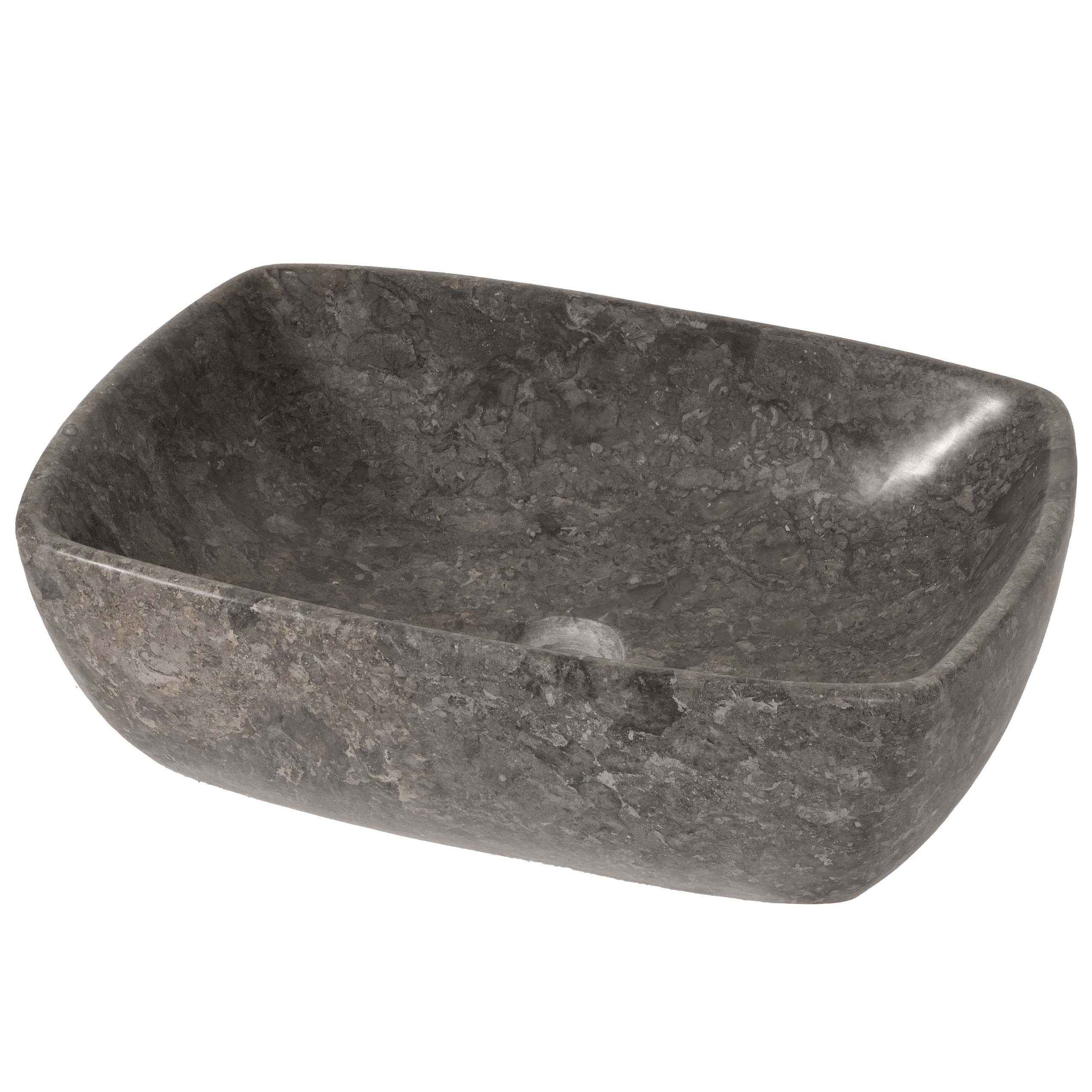 MCW Aufsatzwaschbecken MCW-M77 (1-St), Aus Naturstein / Marmor