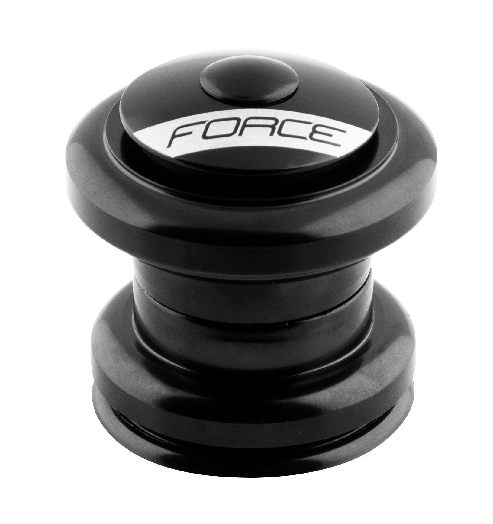 FORCE black FORCE Al/ Lenkervorbau Fe. AHEAD 1'' Steuersatz