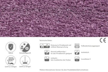 Teppichboden Velours 400 cm Breit, Andiamo, Höhe: 8.5 mm, Teppichboden, Fußbodenheizung geeignet, Bodenbelag