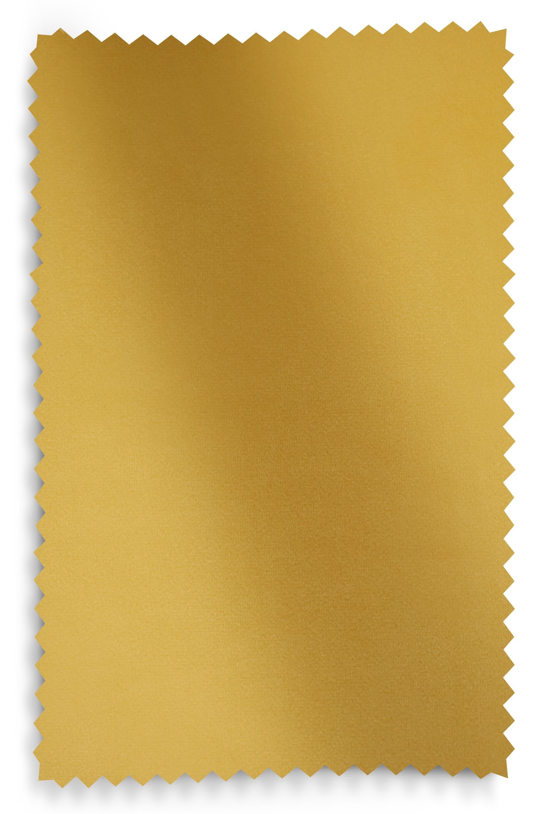 Ochre Ösenvorhänge St) aus Vorhang Mattsamt, Yellow Next, Gefütterte (2