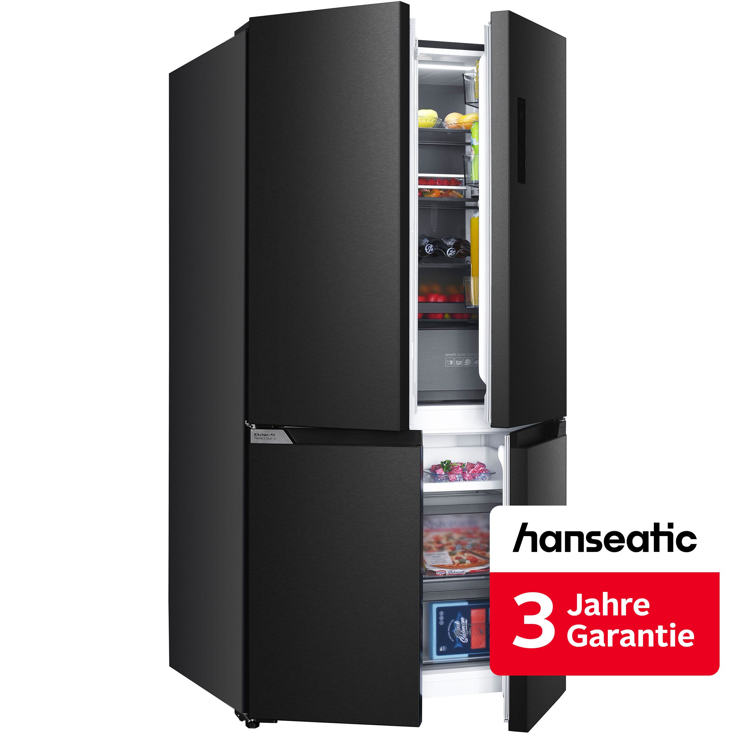 Hanseatic Multi Door HCSI19090DNFBI, 190,2 cm hoch, 90,5 cm breit, inkl. 3 Jahre Herstellergarantie