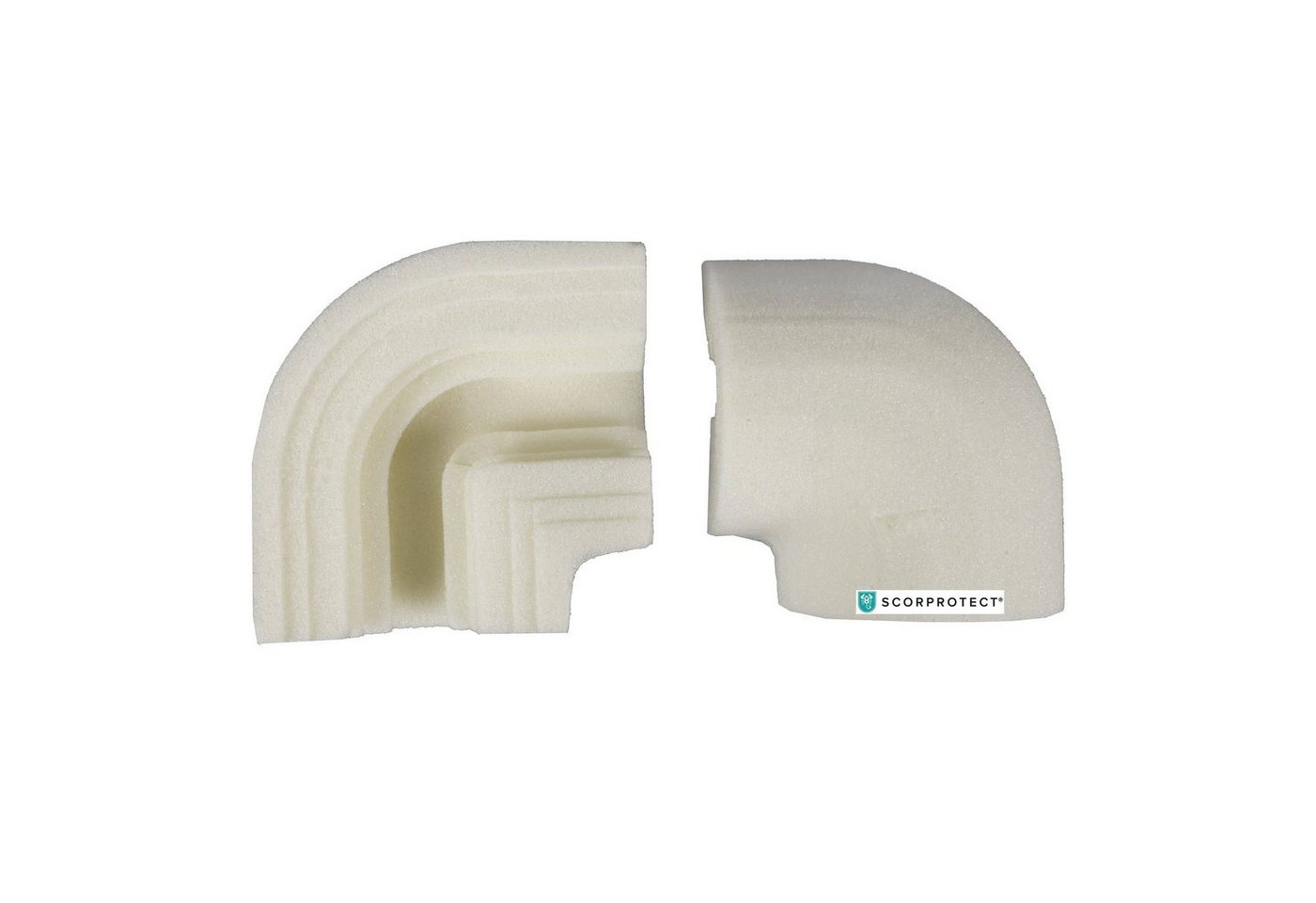 Thumbnail - Scorprotect® Steinwolle PUR Rohrbögen mit PVC-Ummantelung 90 Grad