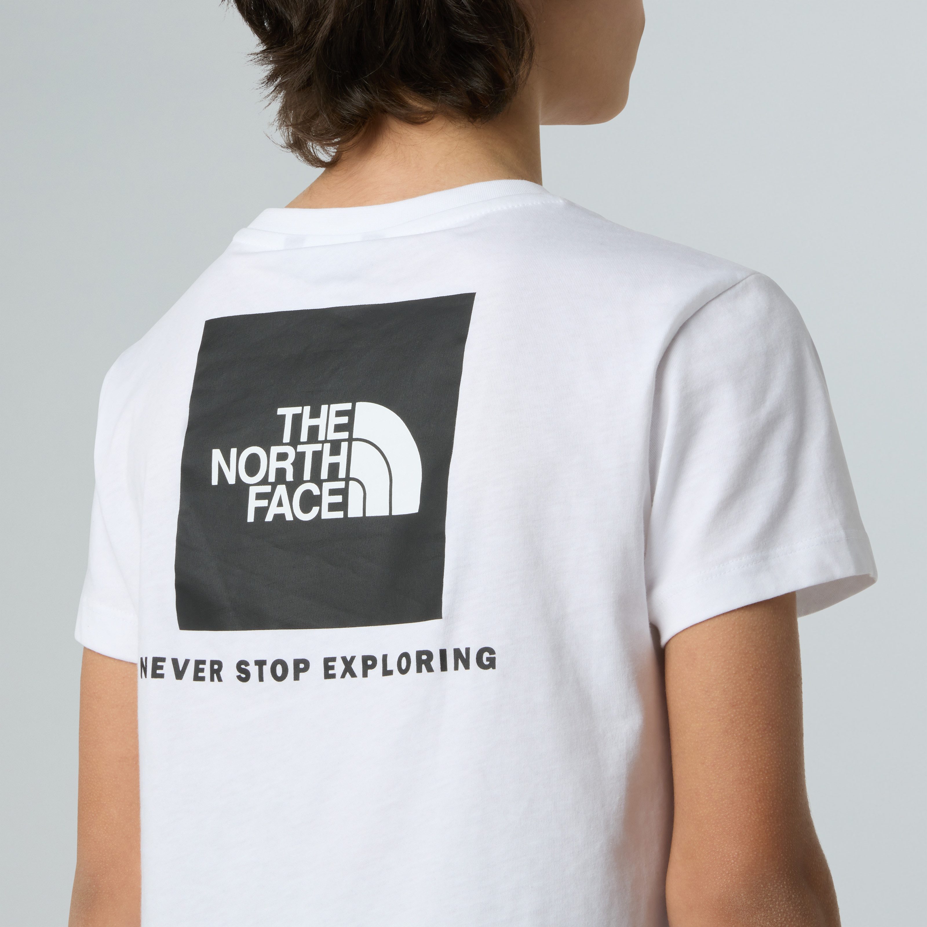 The North Face T-Shirt TEEN BOX NSE REGULAR SS TEE für Jugendliche, Kurzarm, mit Rundhalsausschnitt, aus Baumwolle