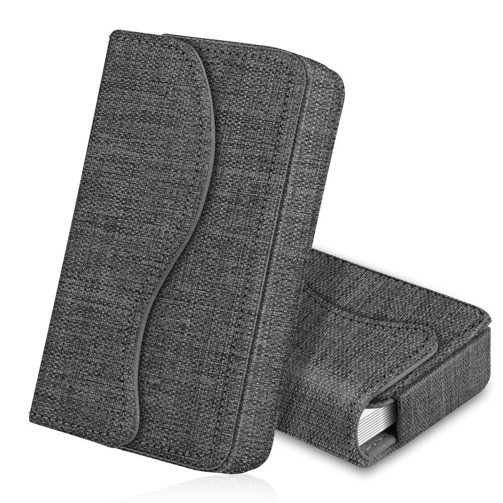 Fintie Visitenkartenhülle Visitenkartenetui, Premium Kunstleder Handgefertigte Kartenetui, Scheckkartenhülle Kreditkartenetui mit Magnetverschluss