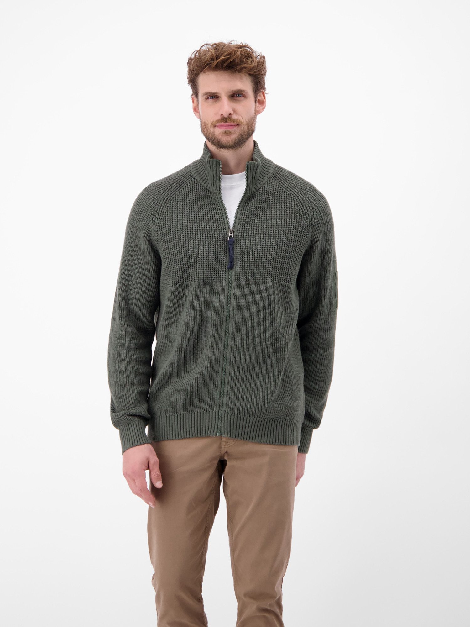 LERROS Strickjacke LERROS Herren Strickjacke, grob gerippt günstig online kaufen