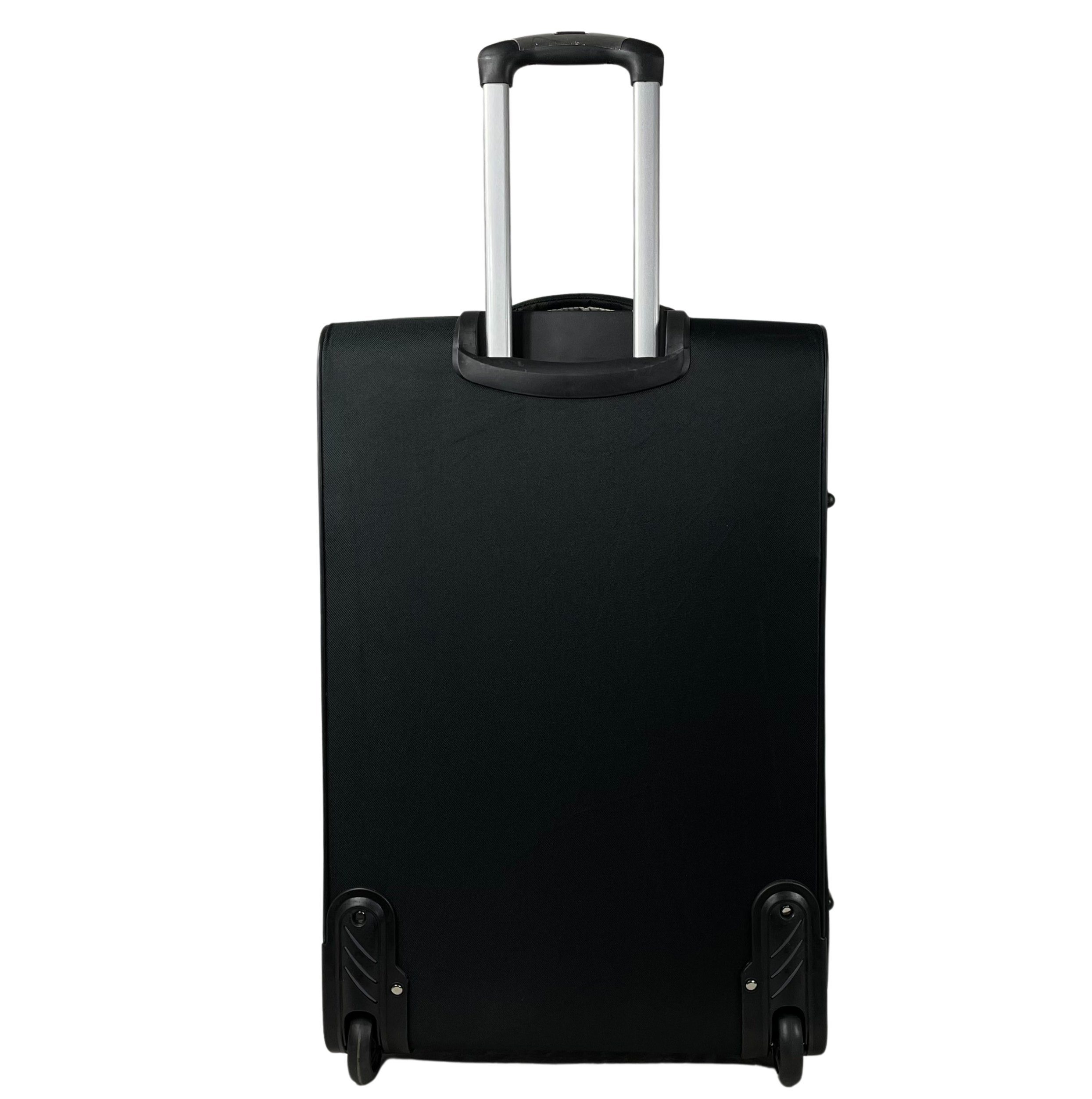 Set) oder Stoffkoffer Schwarz MTB 4er Koffer Koffer Reisekoffer erweiterbar (M/L/XL/XXL